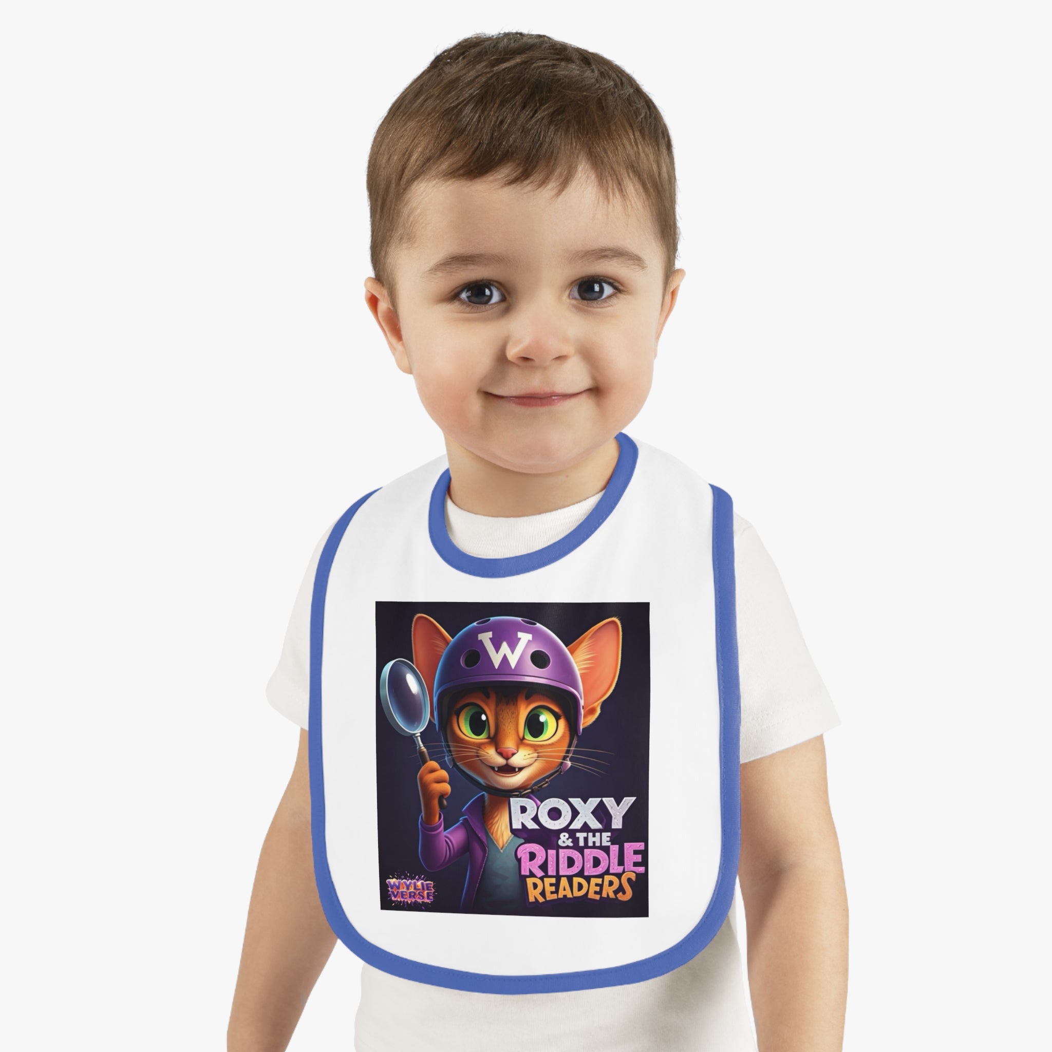 Roxy & The Riddle Readers Baby Bib