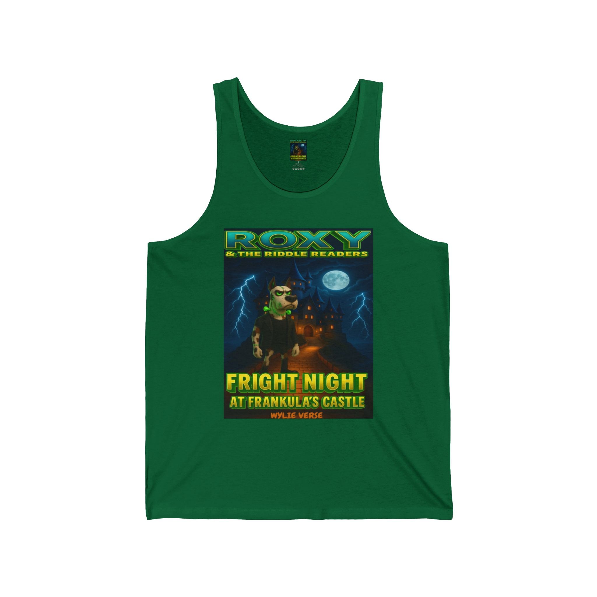 Wylie Verse Fright Night at Frankula’s Castle Unisex Poster Tank Top,