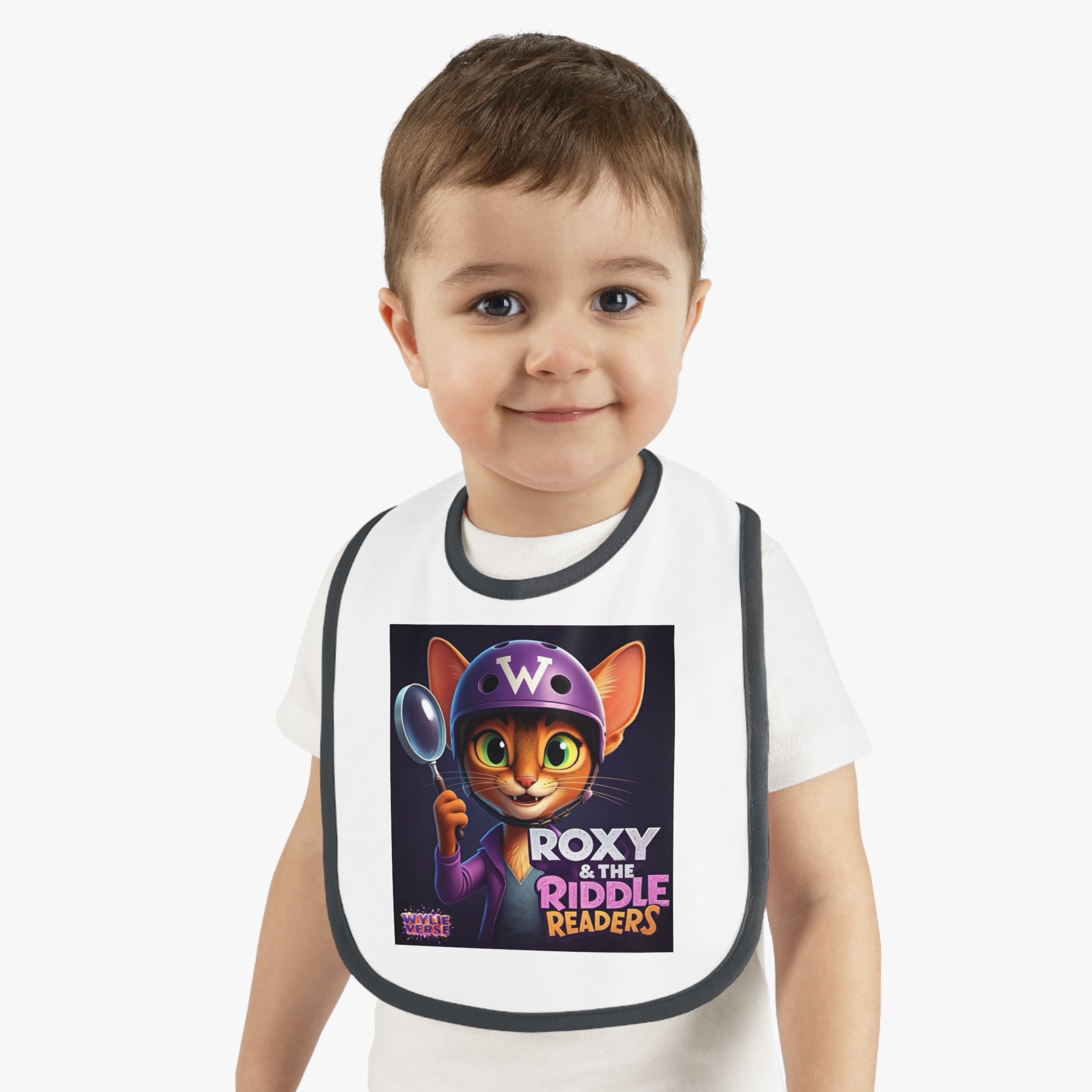 Roxy & The Riddle Readers Baby Bib