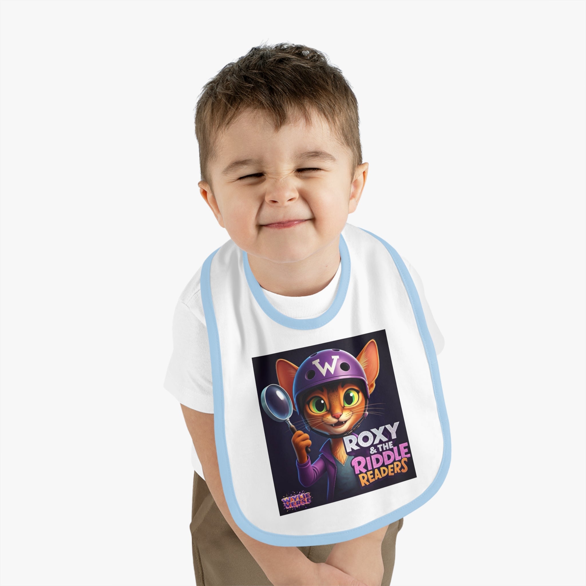 Roxy & The Riddle Readers Baby Bib