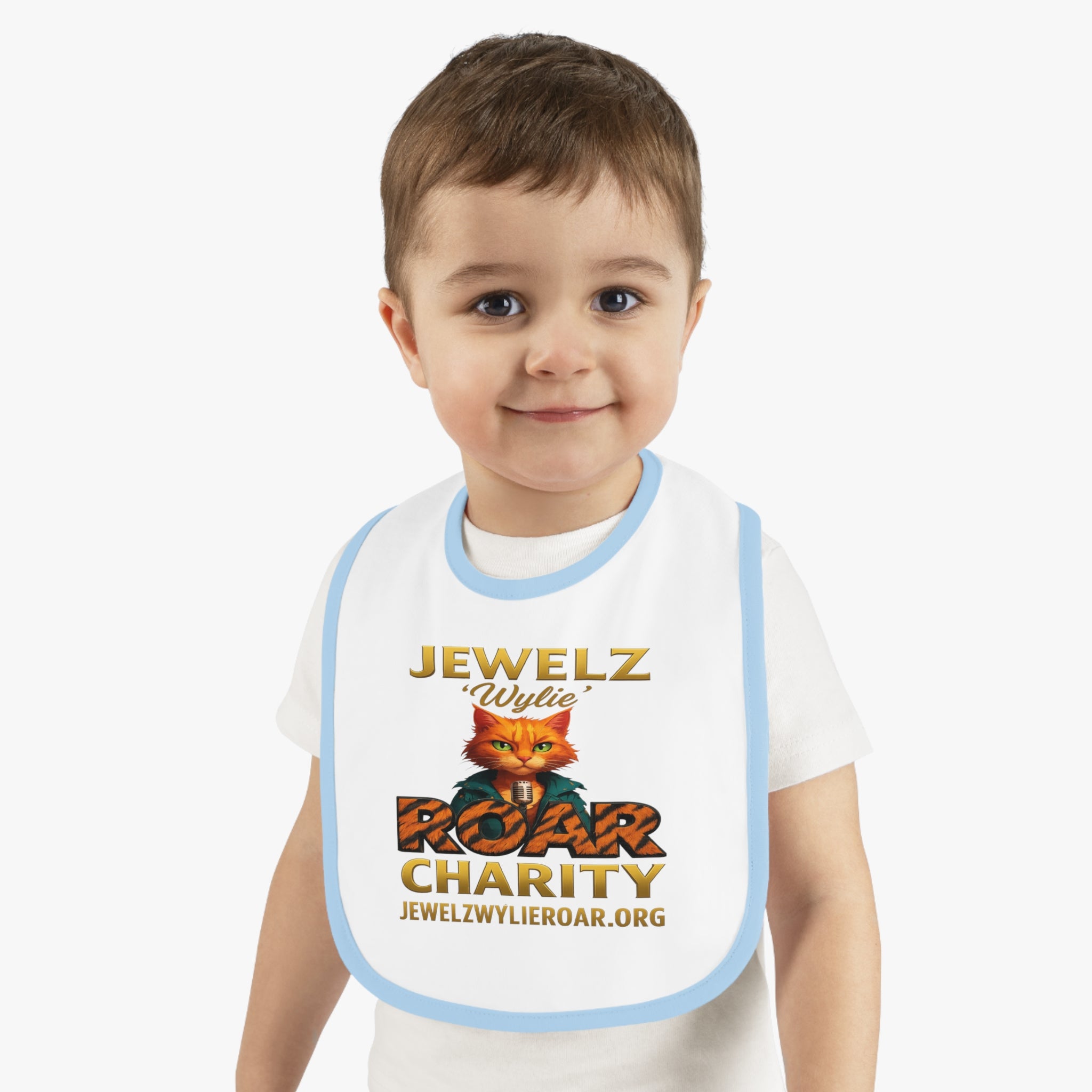 Jewelz 'Wylie' Roar Baby Bib
