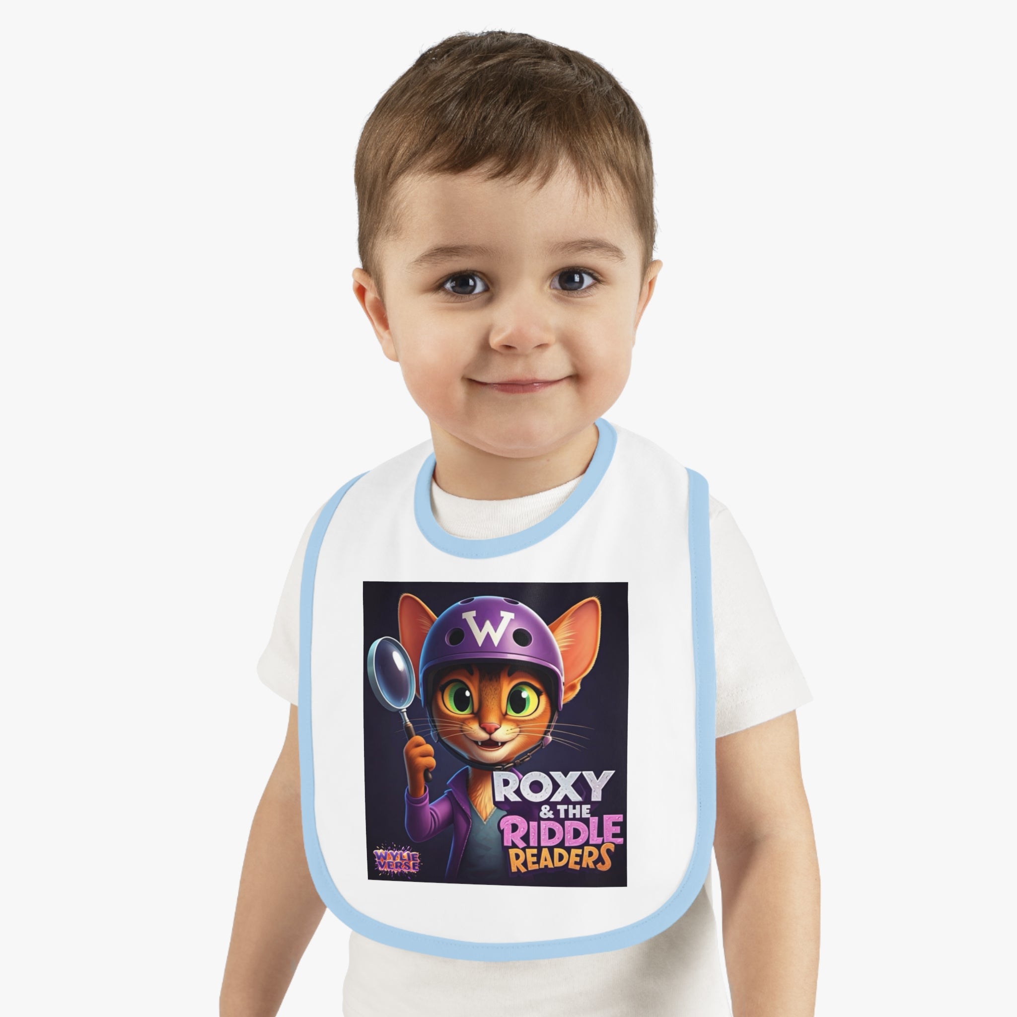 Roxy & The Riddle Readers Baby Bib