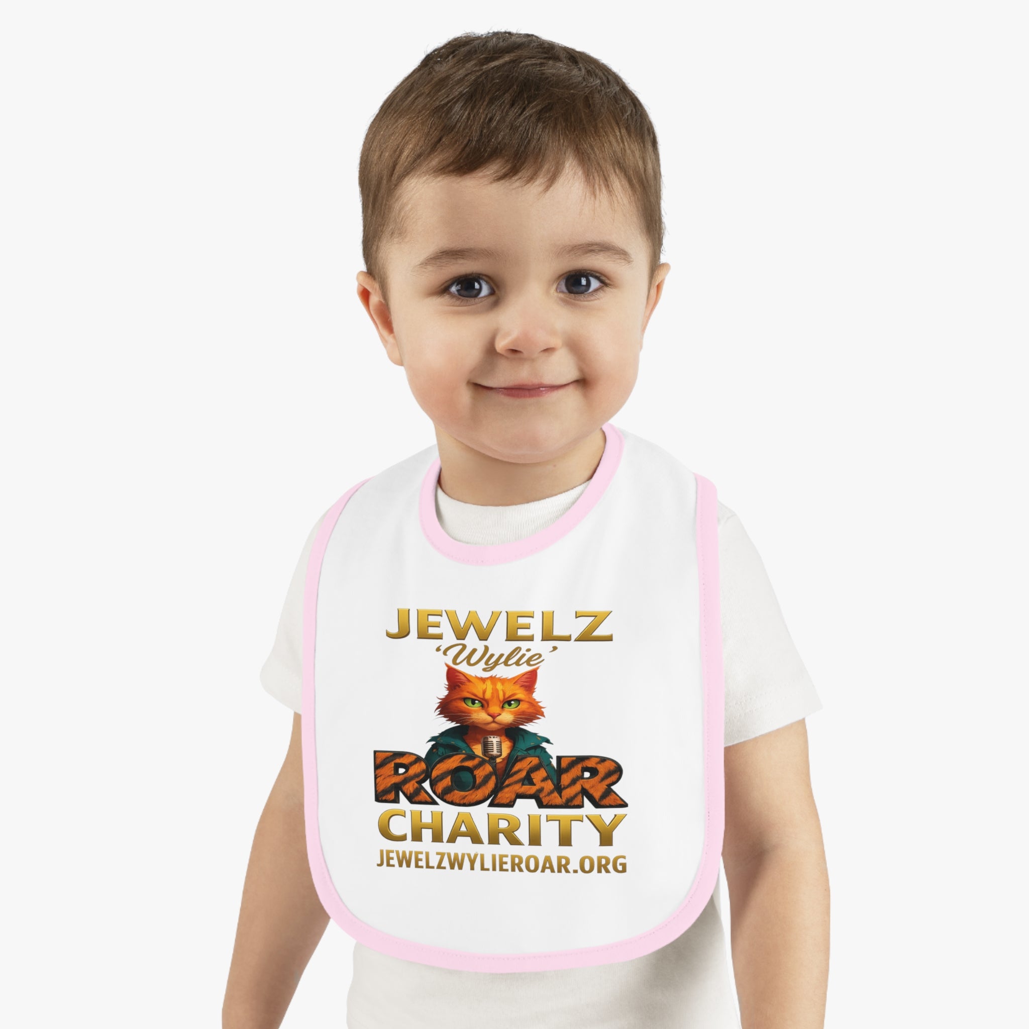Jewelz 'Wylie' Roar Baby Bib