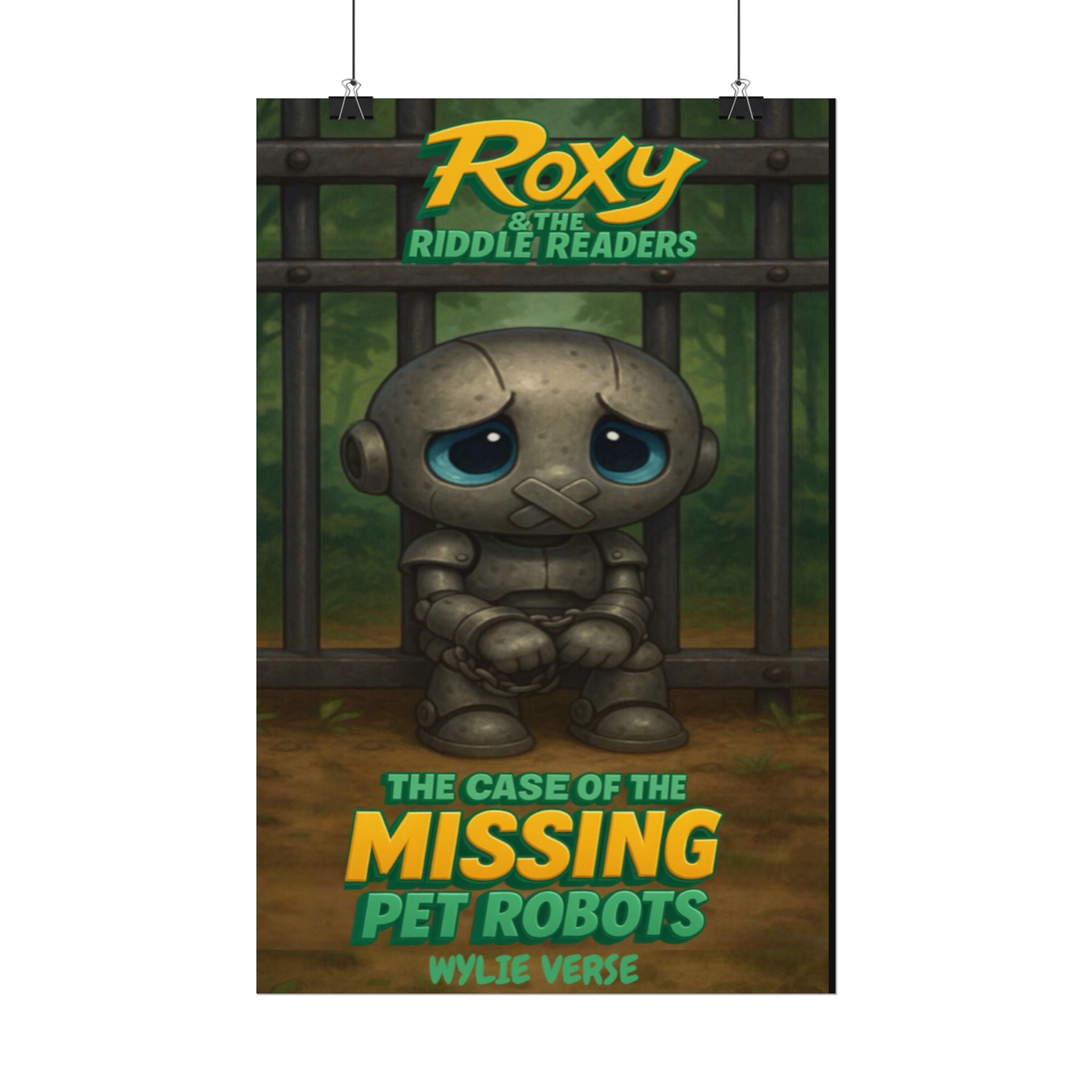 The Case of the Missing Pet Robots Rolled Fine Art Poster 11x17