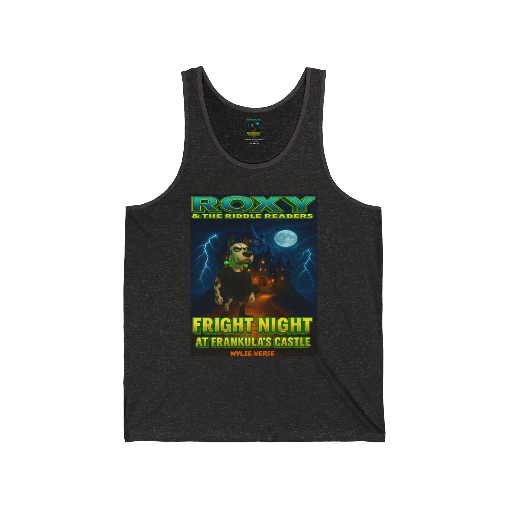 Wylie Verse Fright Night at Frankula’s Castle Unisex Poster Tank Top,