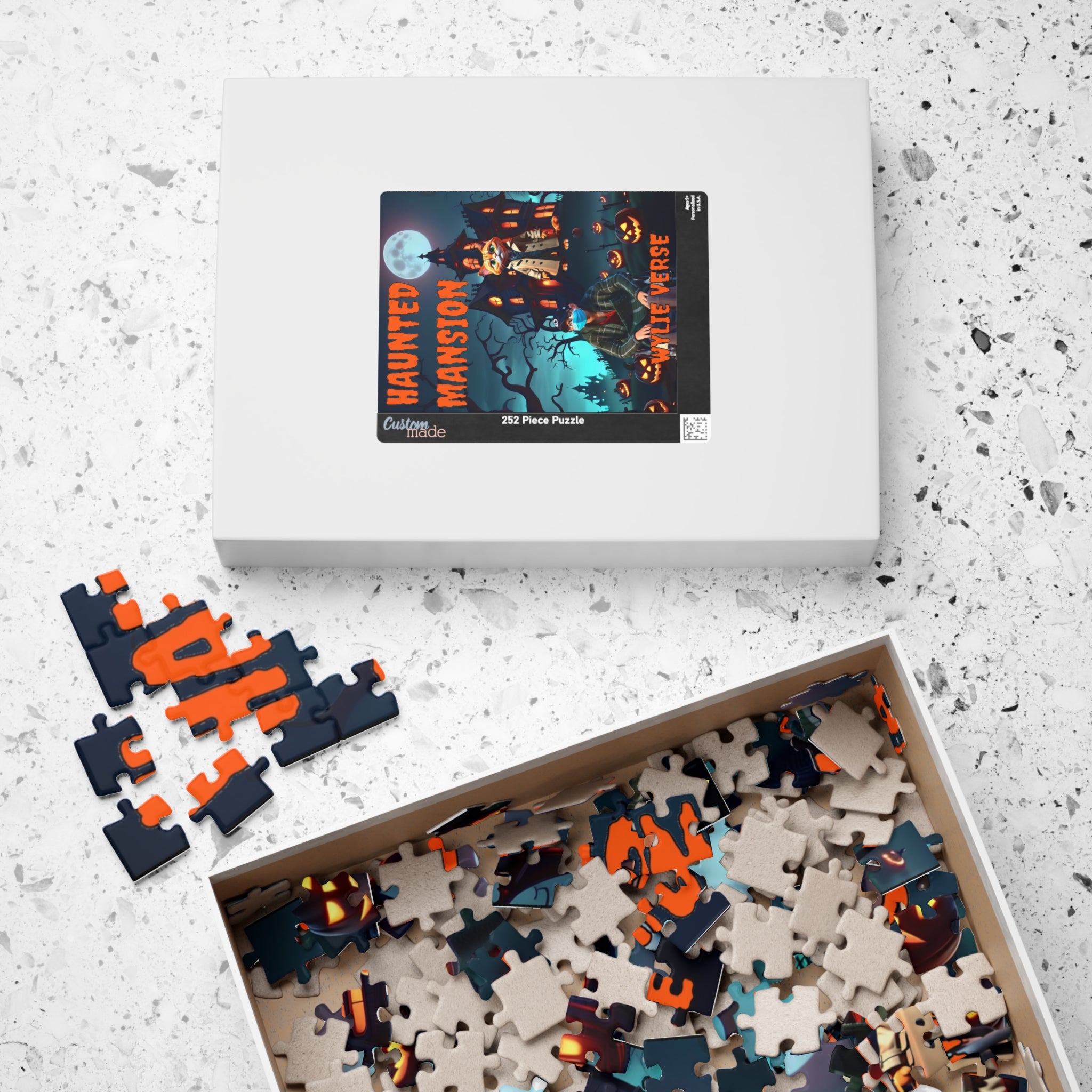 Haunted Mansion Puzzle 252 Piece Jigsaw Game