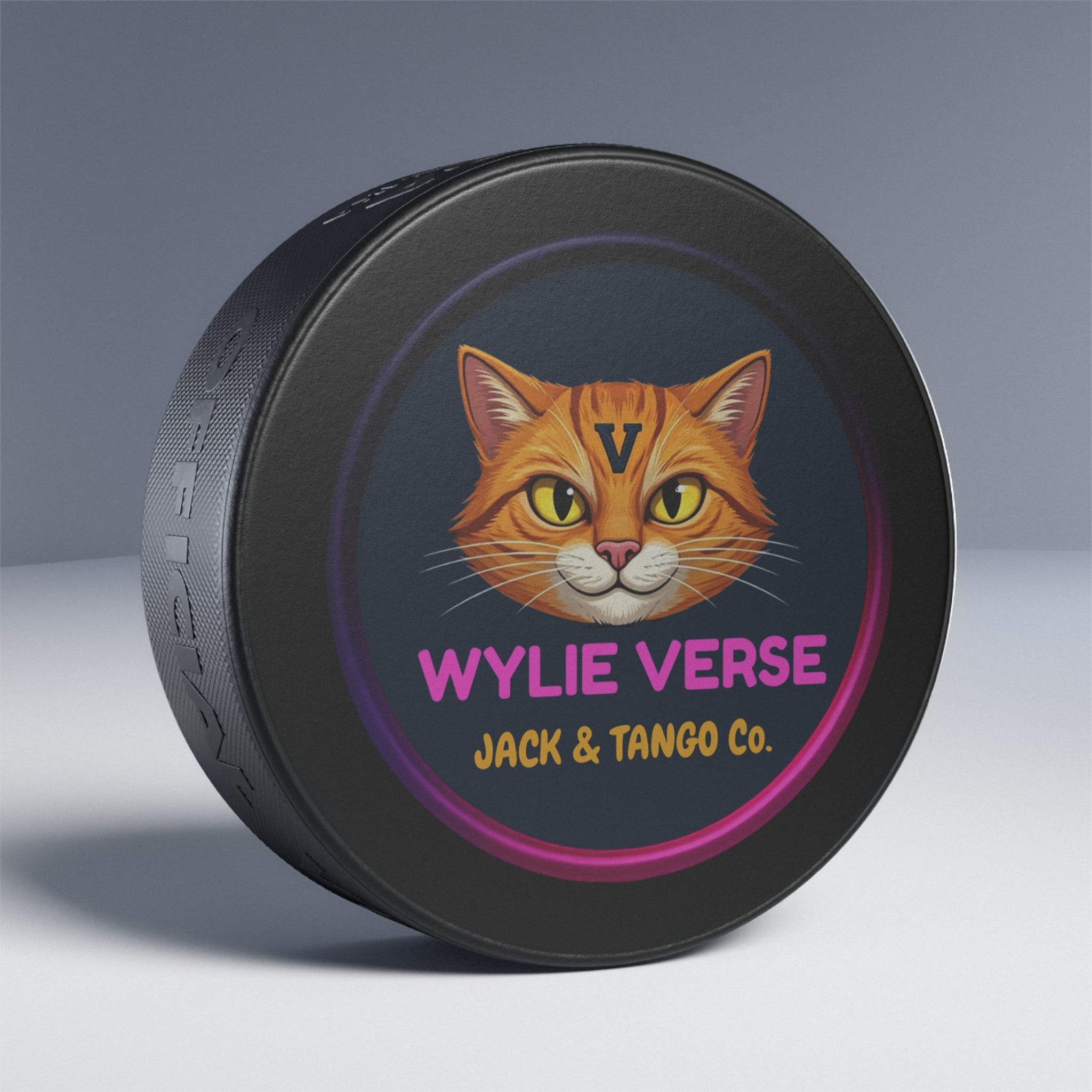 Jack & Tango Co Hockey Puck