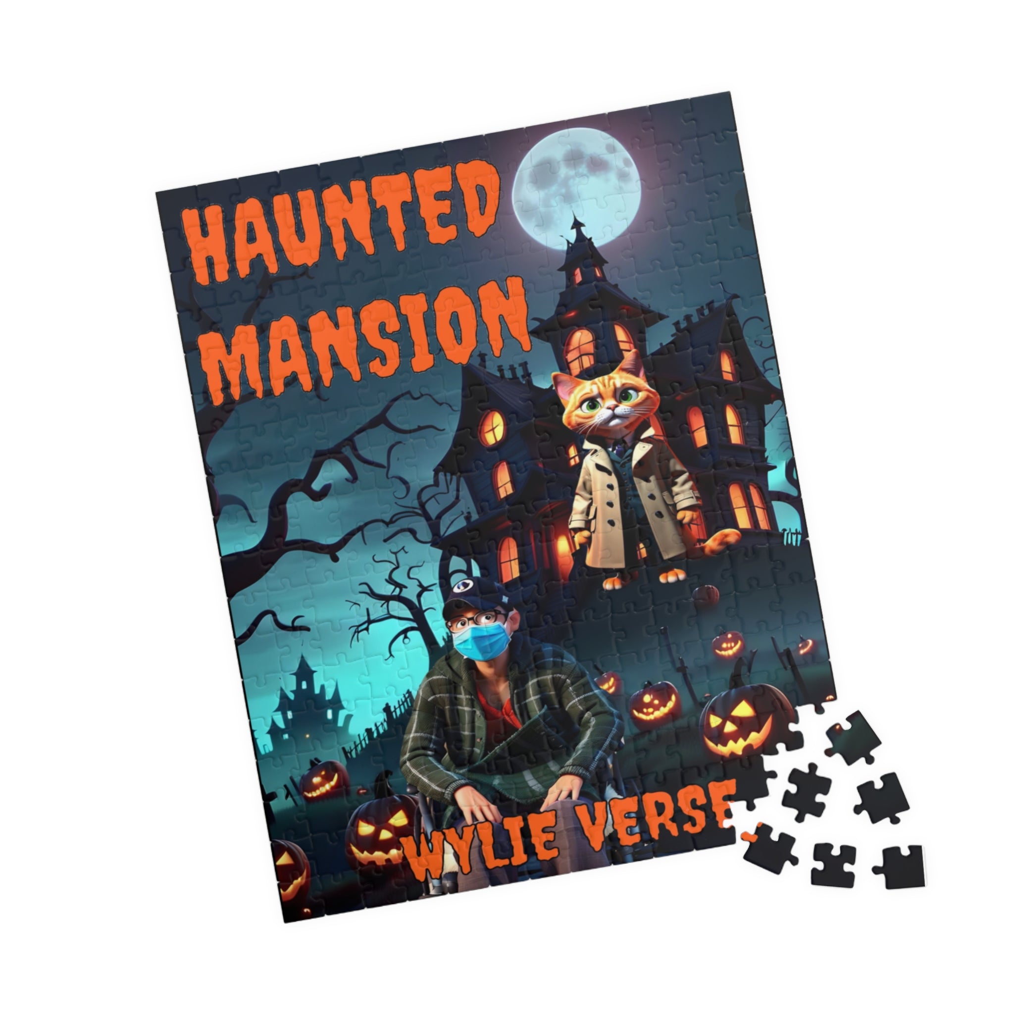 Haunted Mansion Puzzle 252 Piece Jigsaw Game