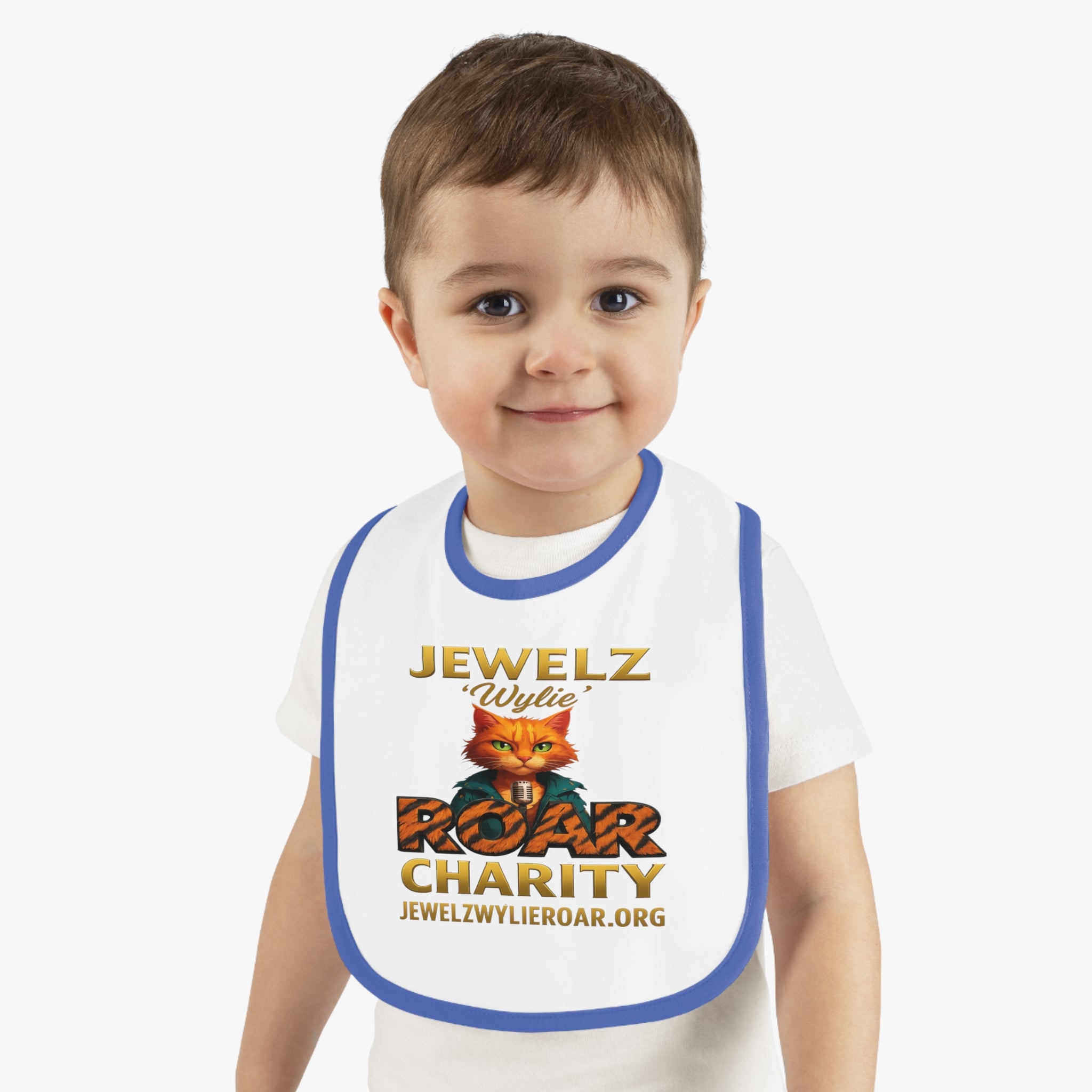 Jewelz 'Wylie' Roar Baby Bib