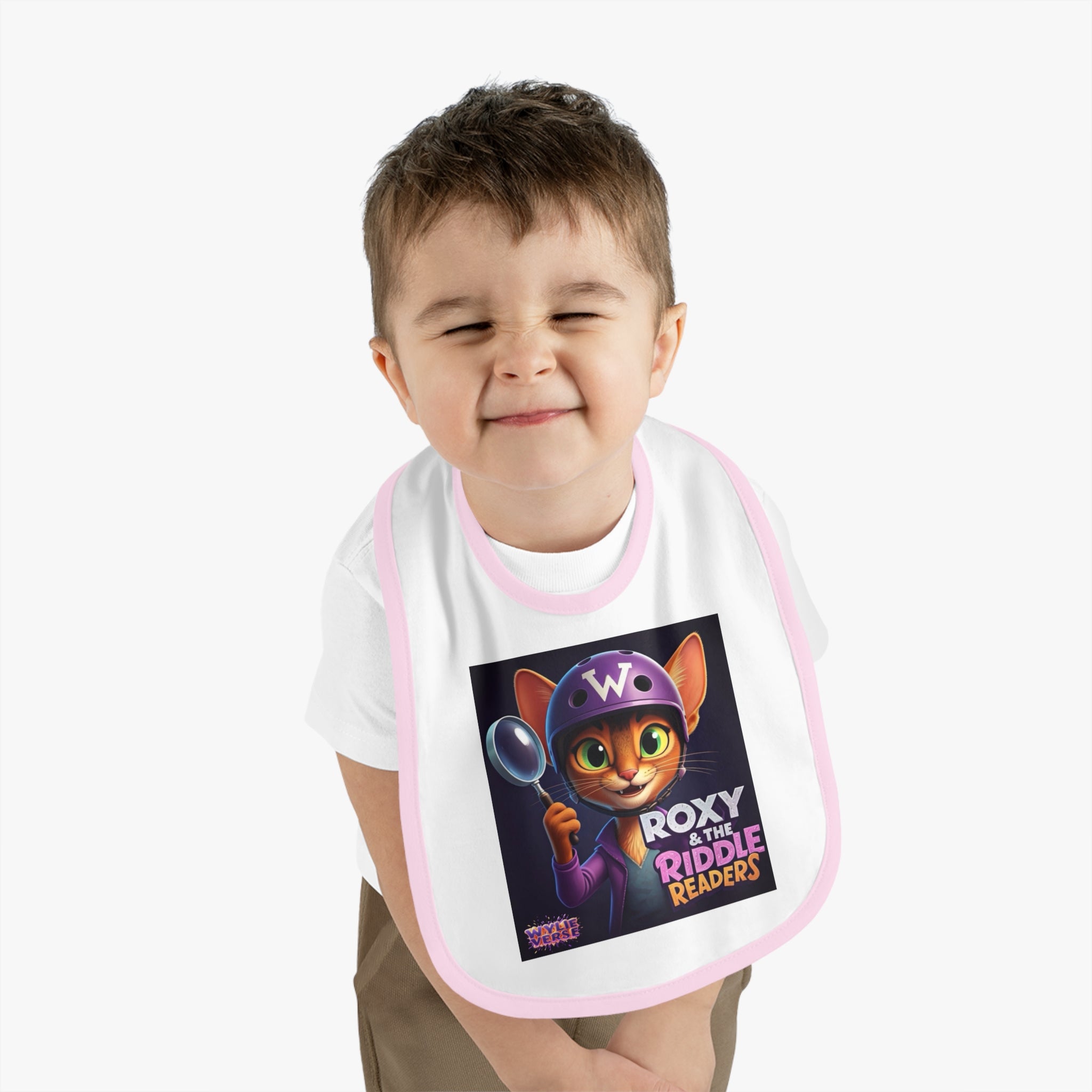 Roxy & The Riddle Readers Baby Bib