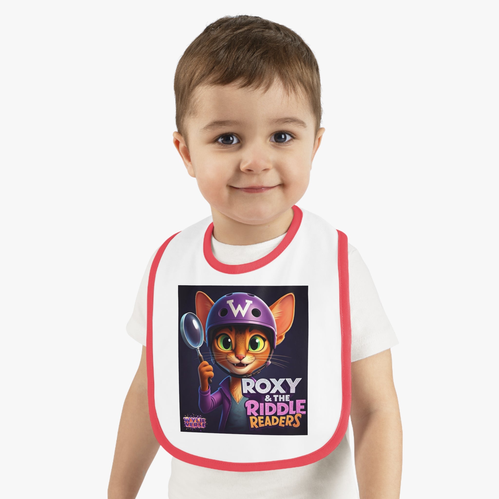 Roxy & The Riddle Readers Baby Bib