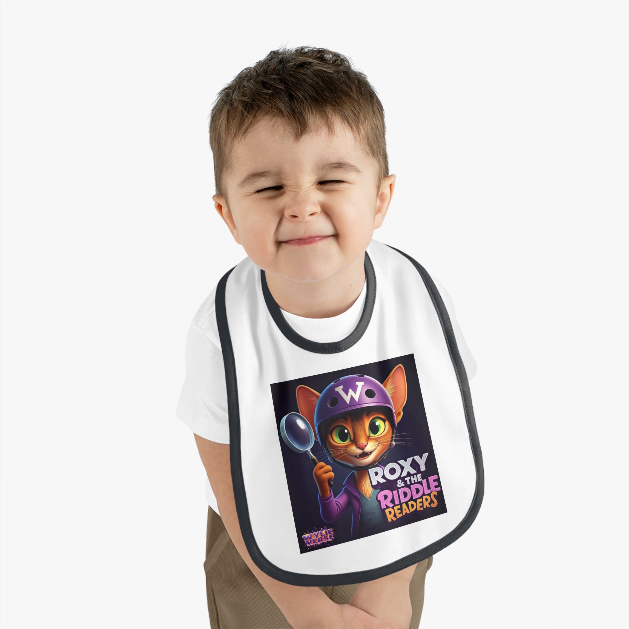 Roxy & The Riddle Readers Baby Bib