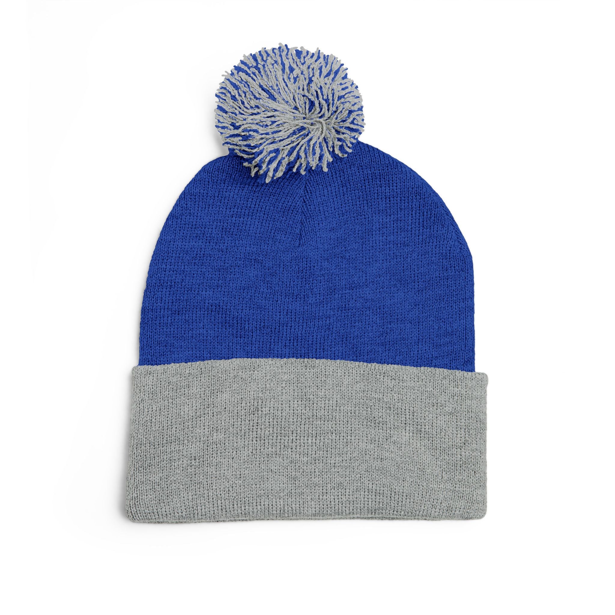 Wylie Verse Pom-Pom Knit Cap with Embroidery