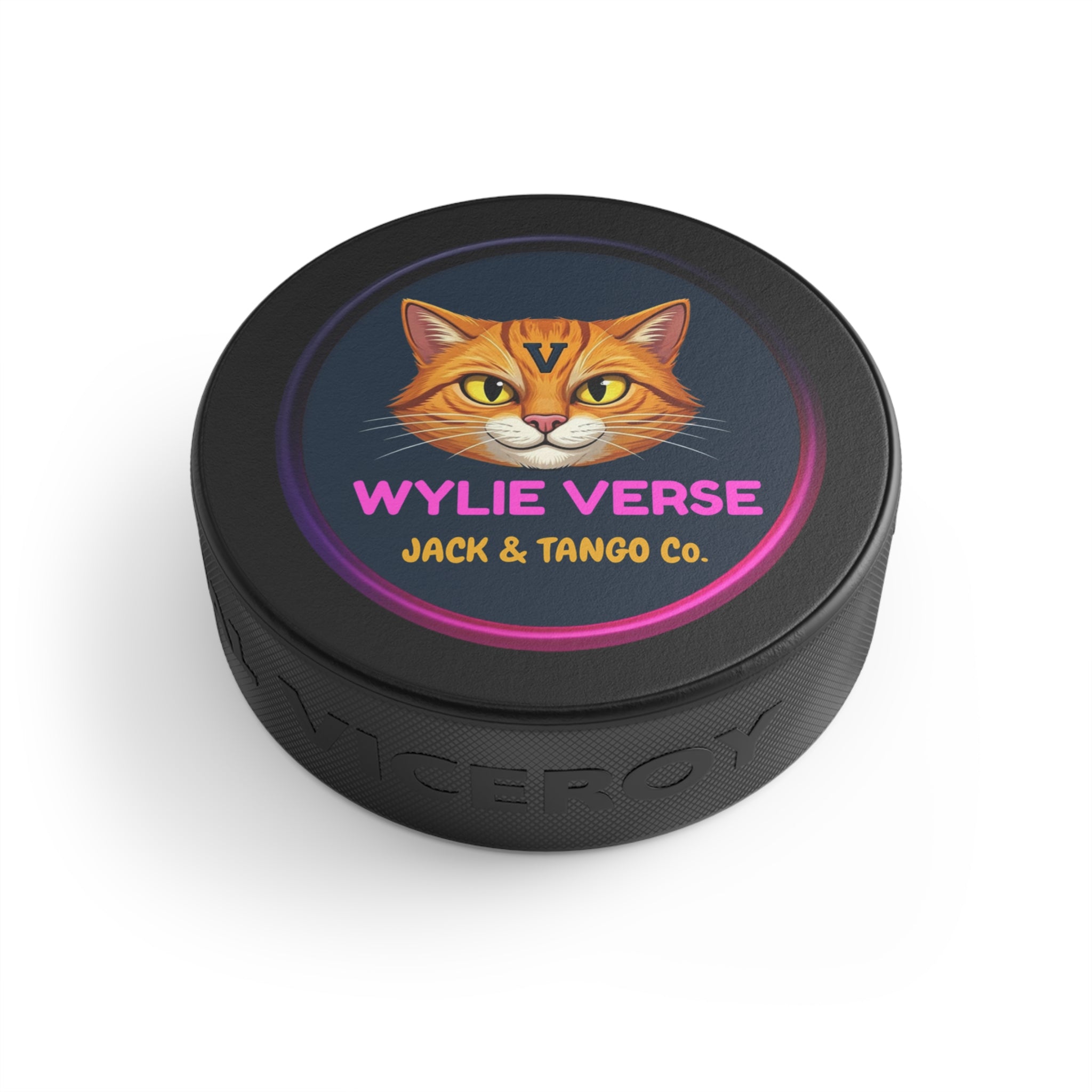 Jack & Tango Co Hockey Puck