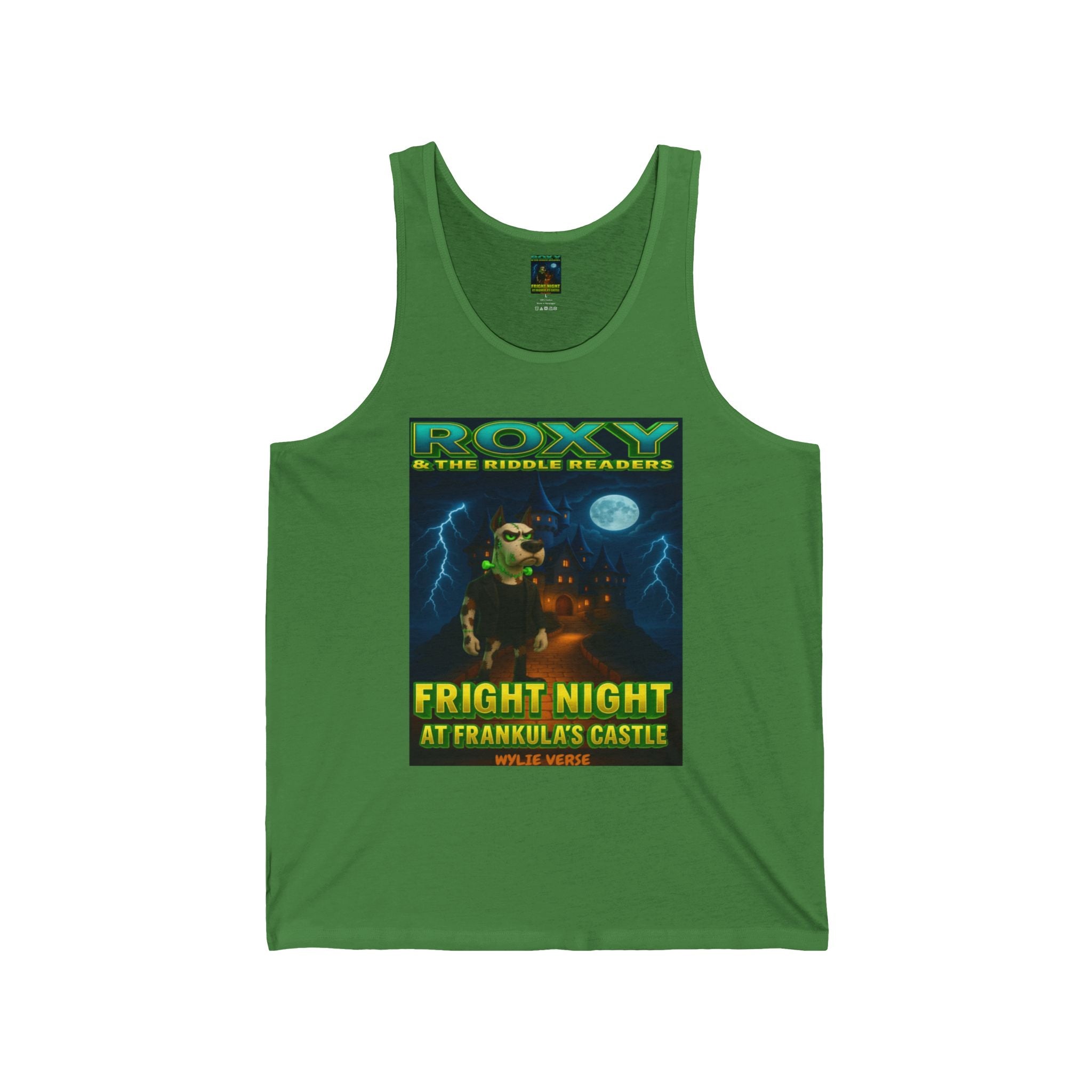 Wylie Verse Fright Night at Frankula’s Castle Unisex Poster Tank Top,