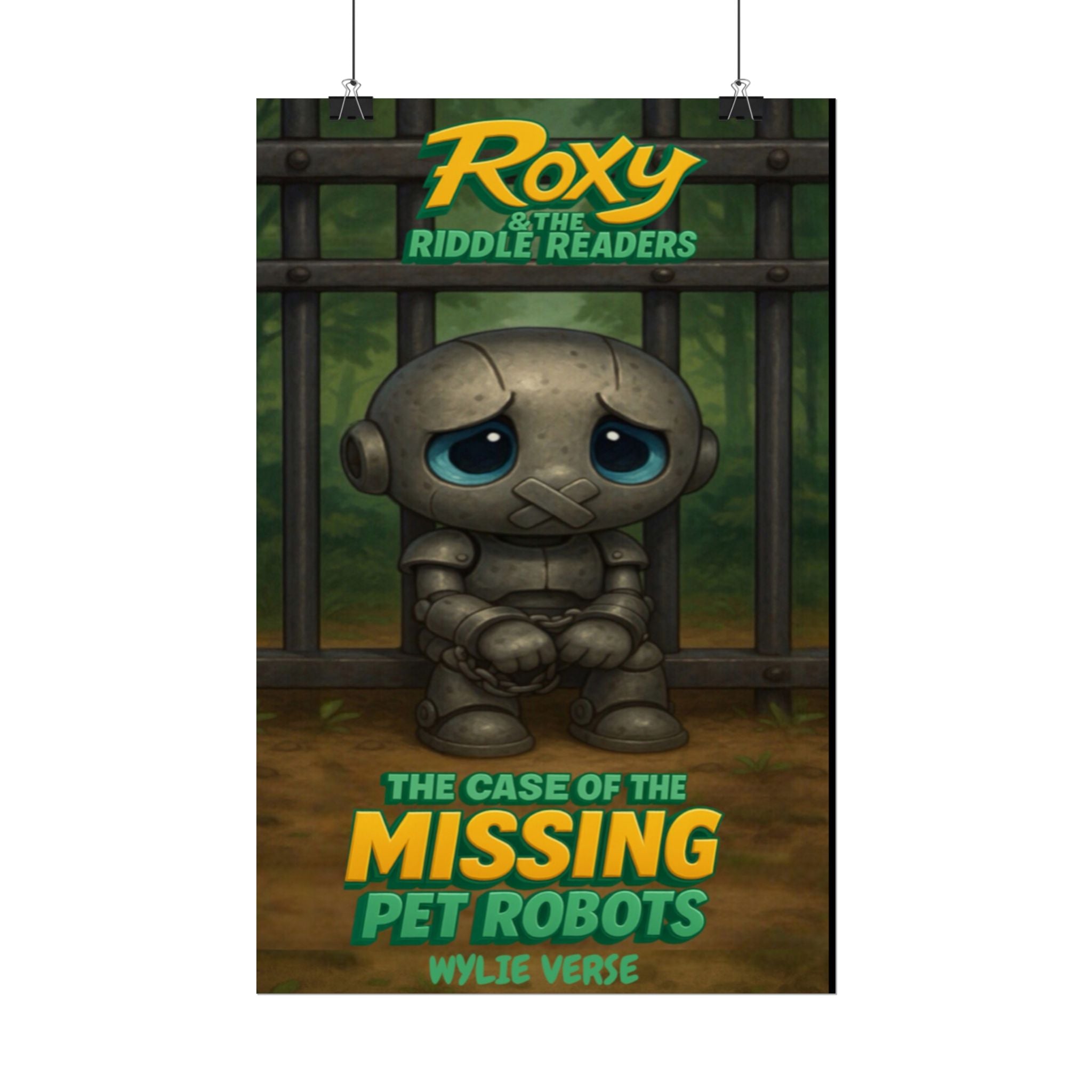 The Case of the Missing Pet Robots Rolled Fine Art Poster 11x17