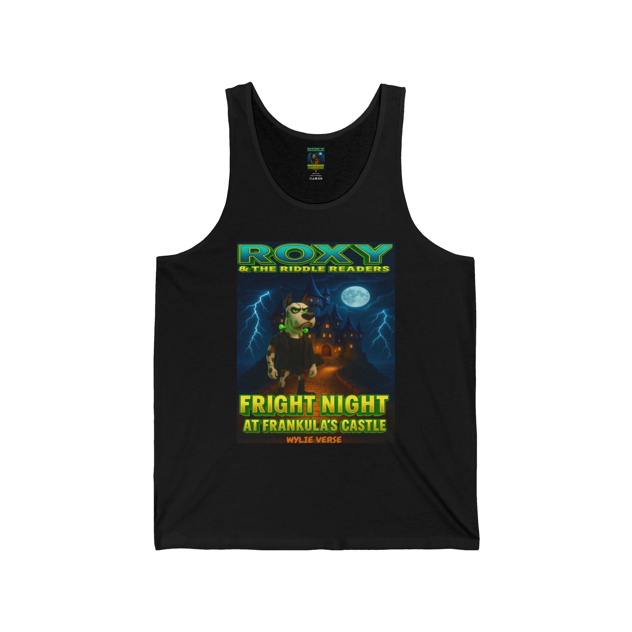 Wylie Verse Fright Night at Frankula’s Castle Unisex Poster Tank Top,