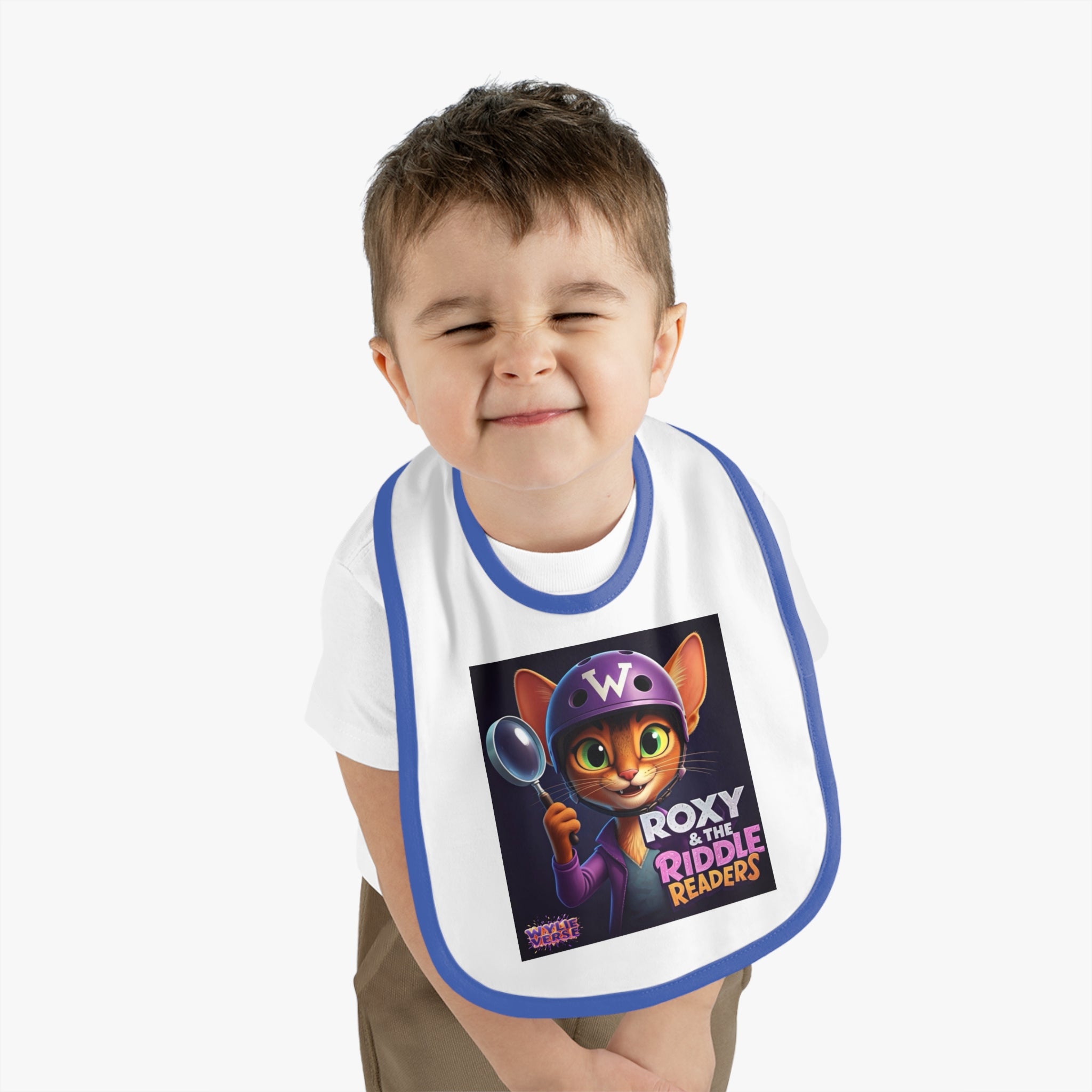 Roxy & The Riddle Readers Baby Bib