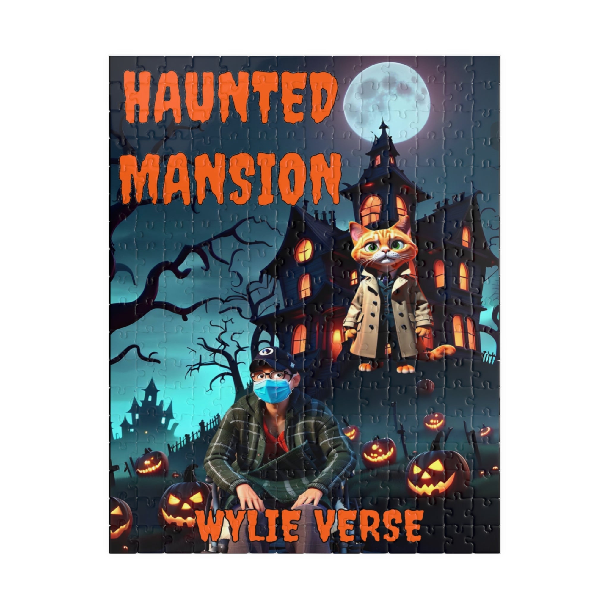 Haunted Mansion Puzzle 252 Piece Jigsaw Game