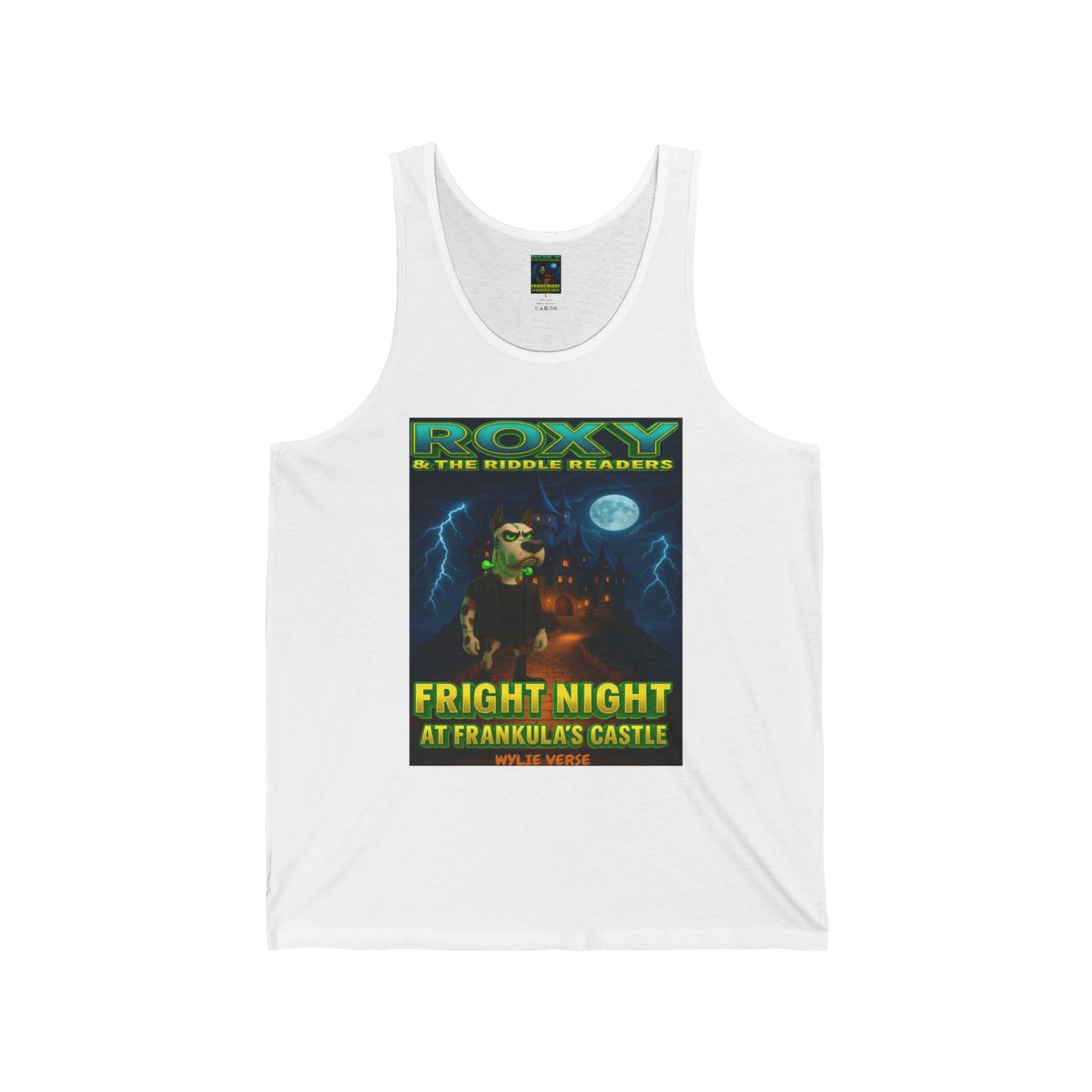 Wylie Verse Fright Night at Frankula’s Castle Unisex Poster Tank Top,