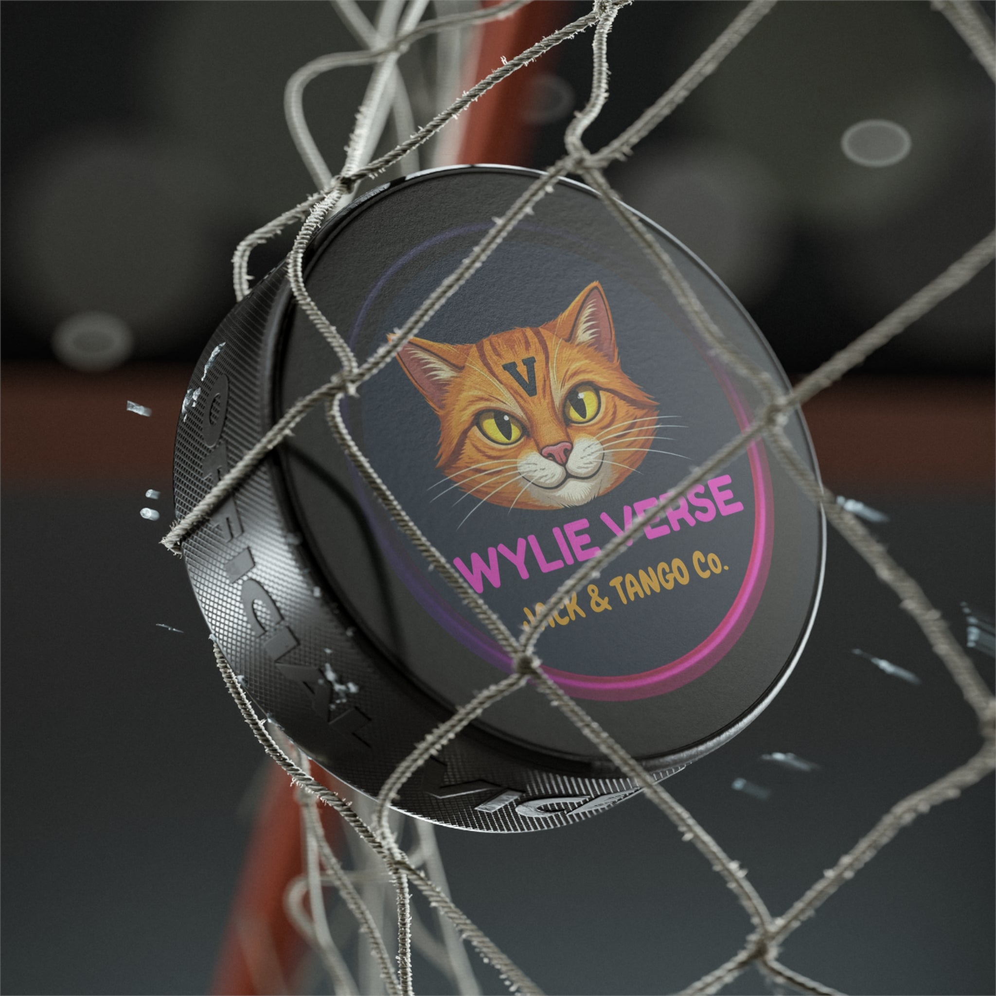 Jack & Tango Co Hockey Puck
