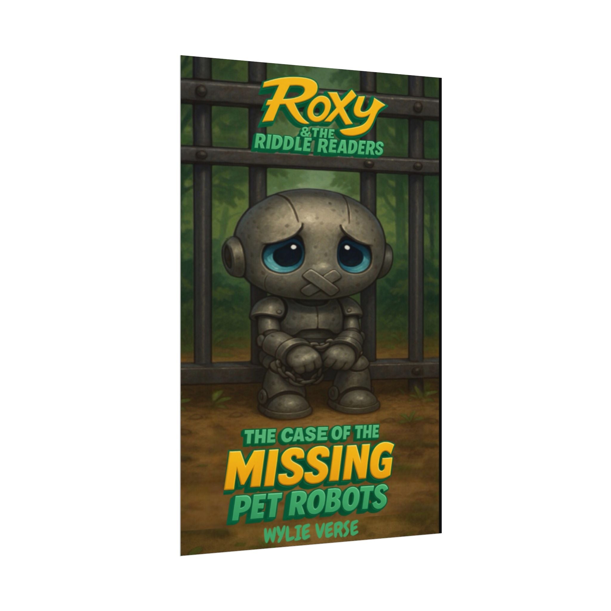 The Case of the Missing Pet Robots Rolled Fine Art Poster 11x17