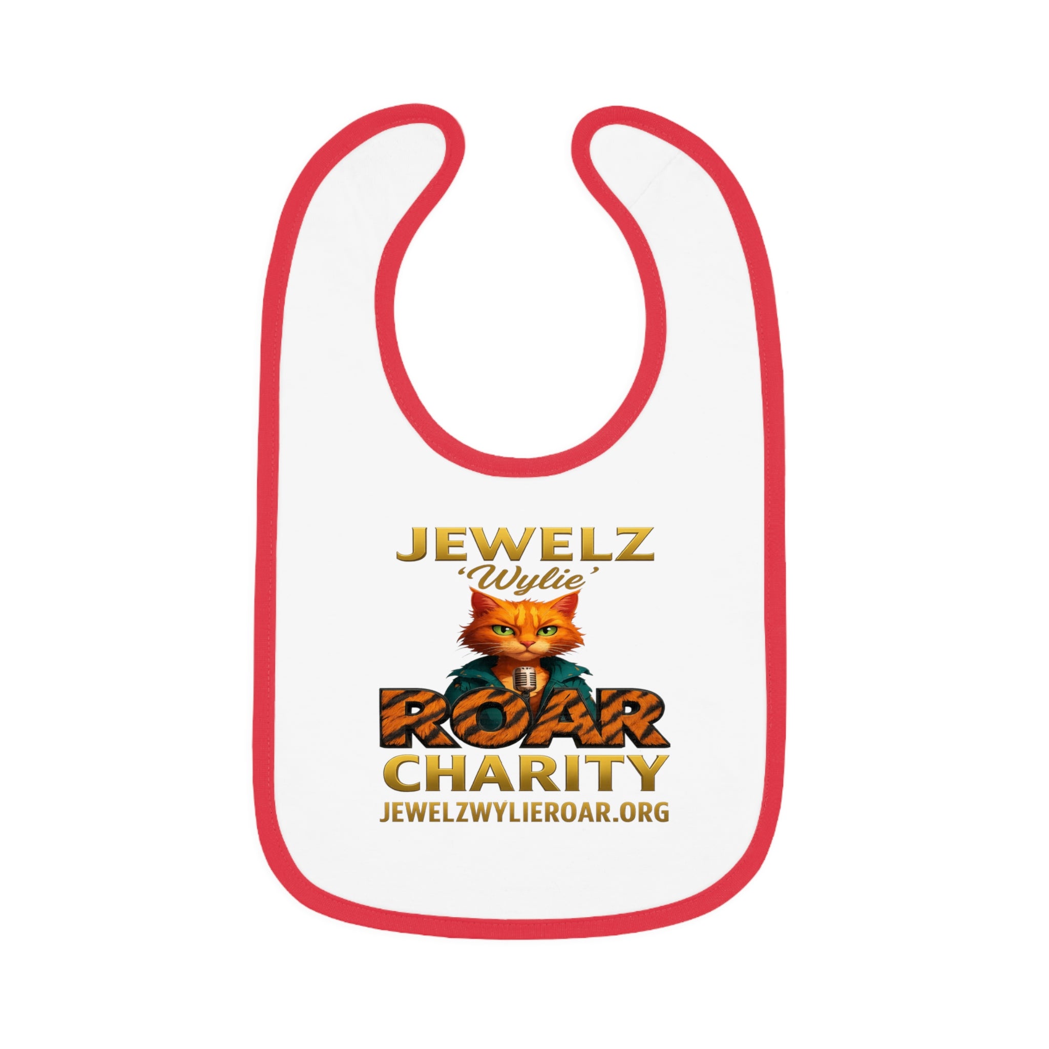 Jewelz 'Wylie' Roar Baby Bib