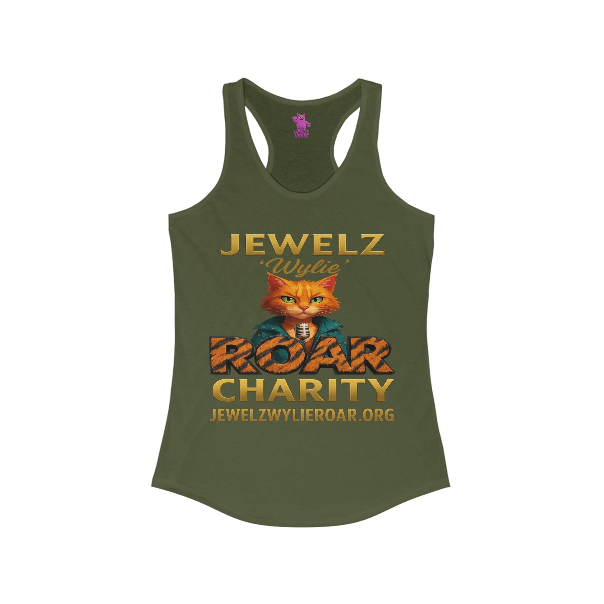 Jewelz 'Wylie' Roar Charity Tank Top for Women