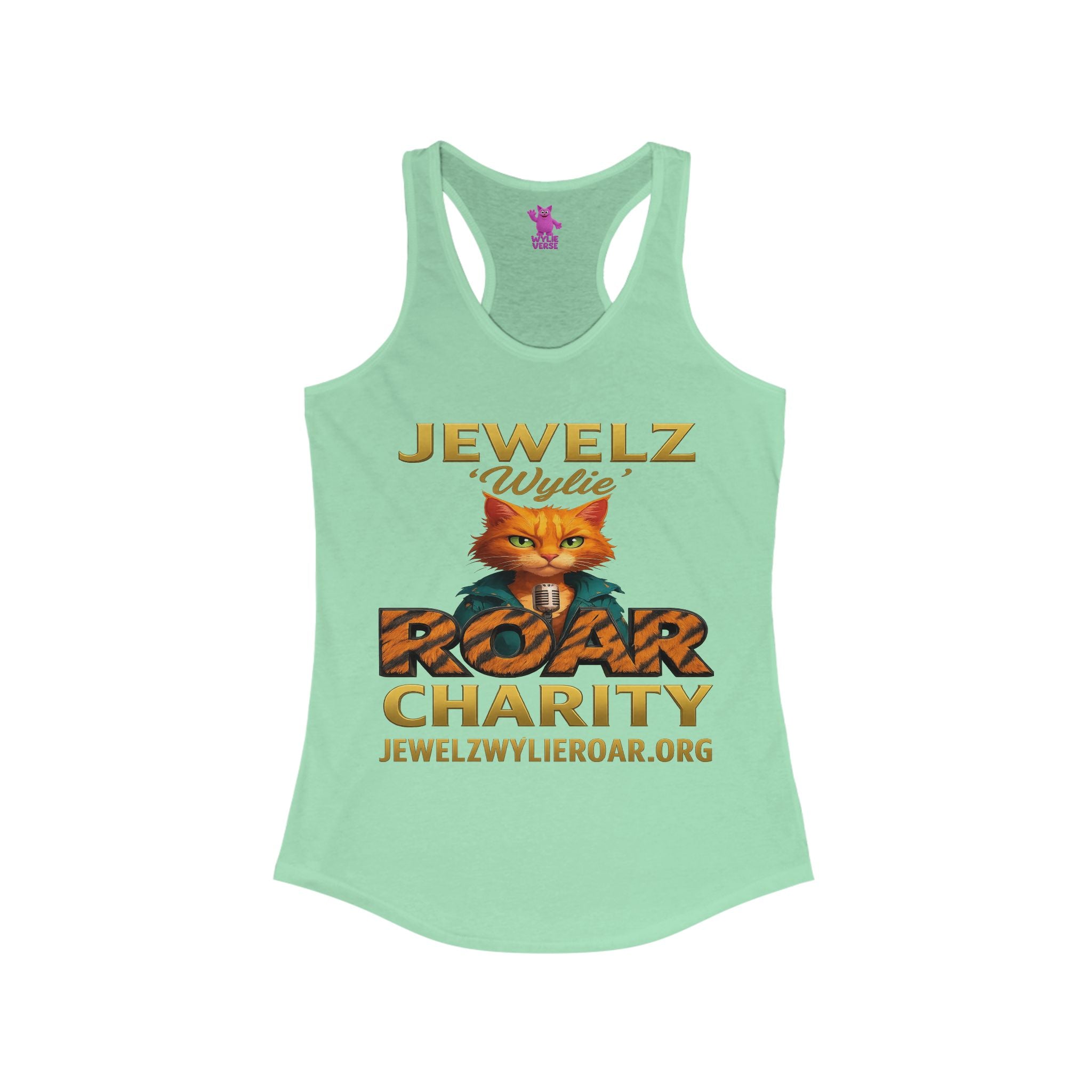 Jewelz 'Wylie' Roar Charity Tank Top for Women