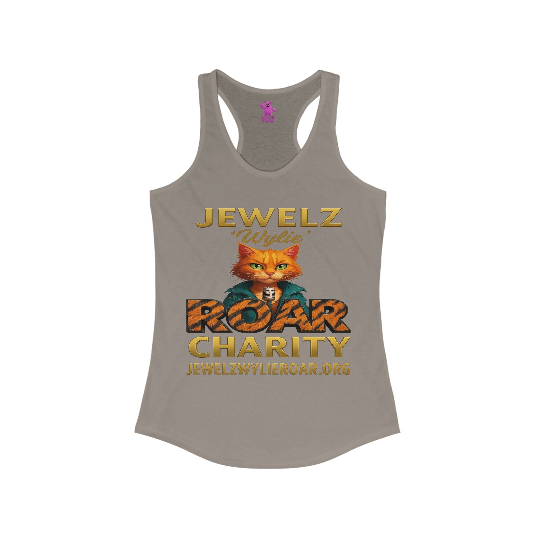 Jewelz 'Wylie' Roar Charity Tank Top for Women