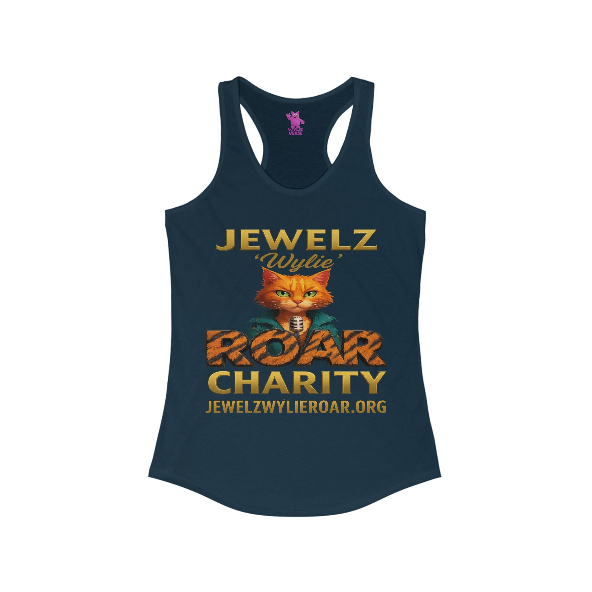 Jewelz 'Wylie' Roar Charity Tank Top for Women