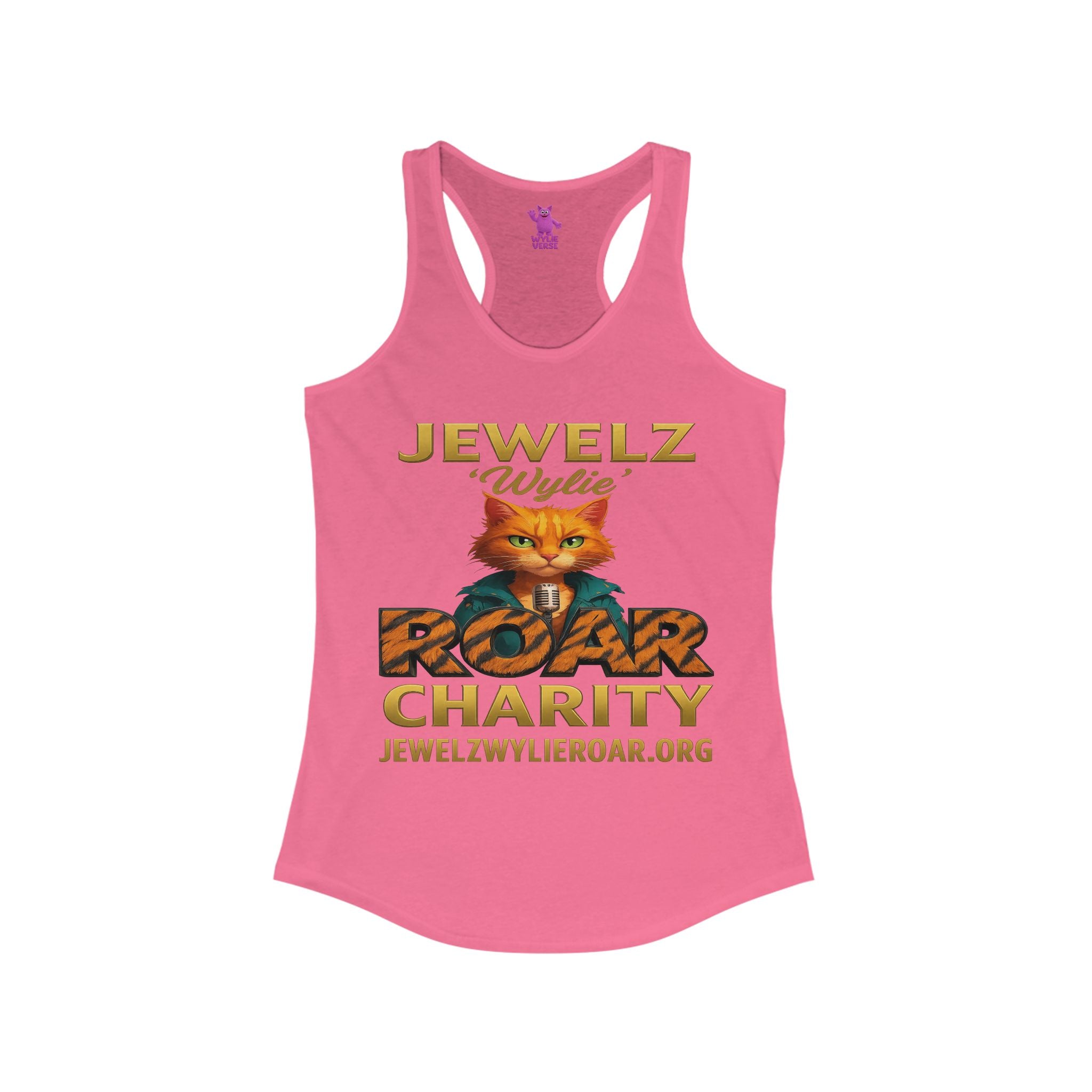 Jewelz 'Wylie' Roar Charity Tank Top for Women