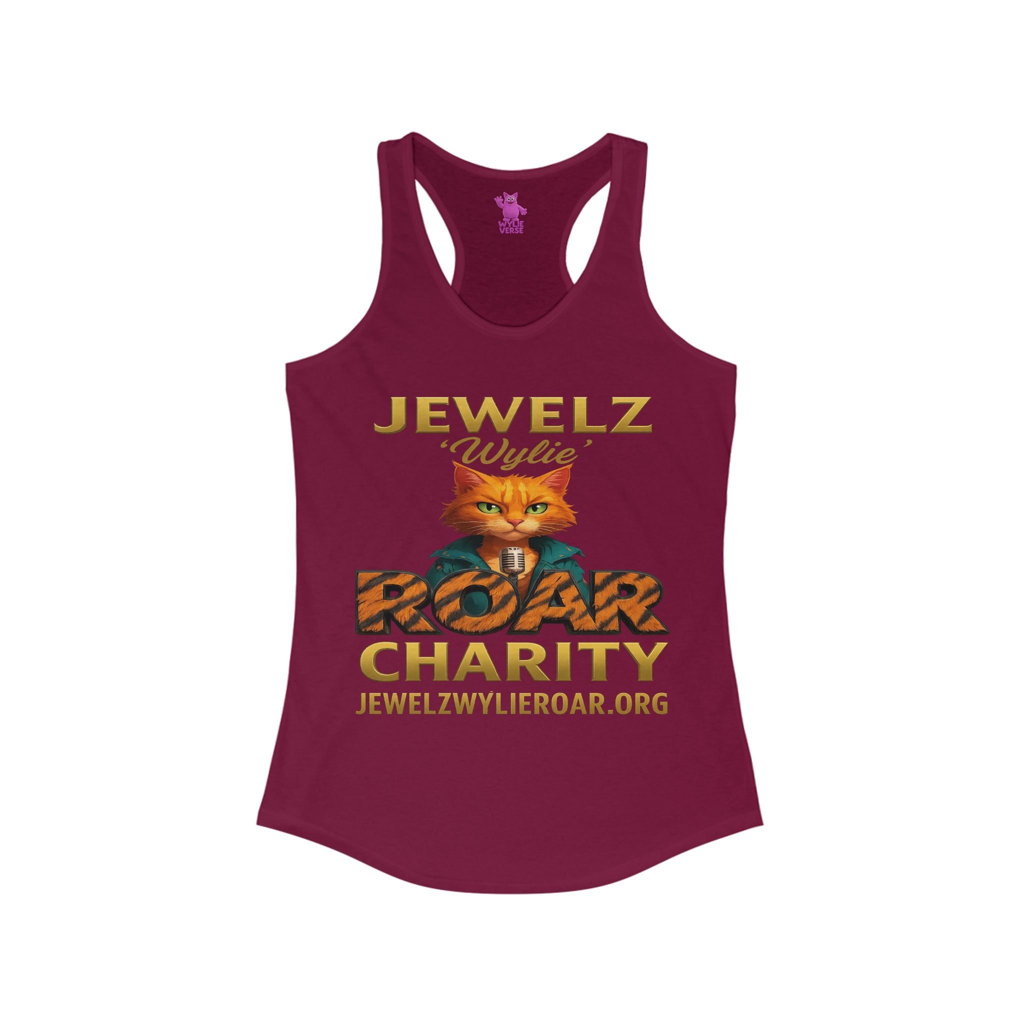 Jewelz 'Wylie' Roar Charity Tank Top for Women