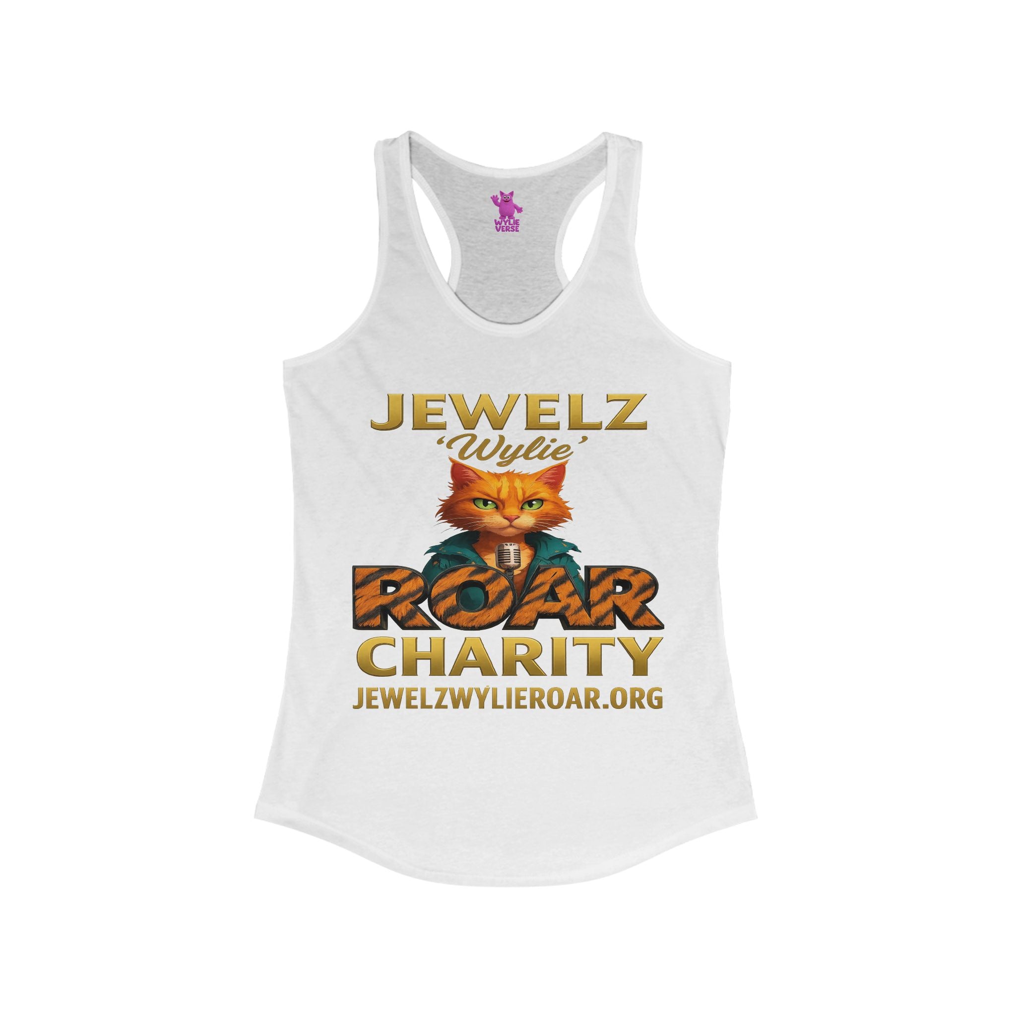 Jewelz 'Wylie' Roar Charity Tank Top for Women