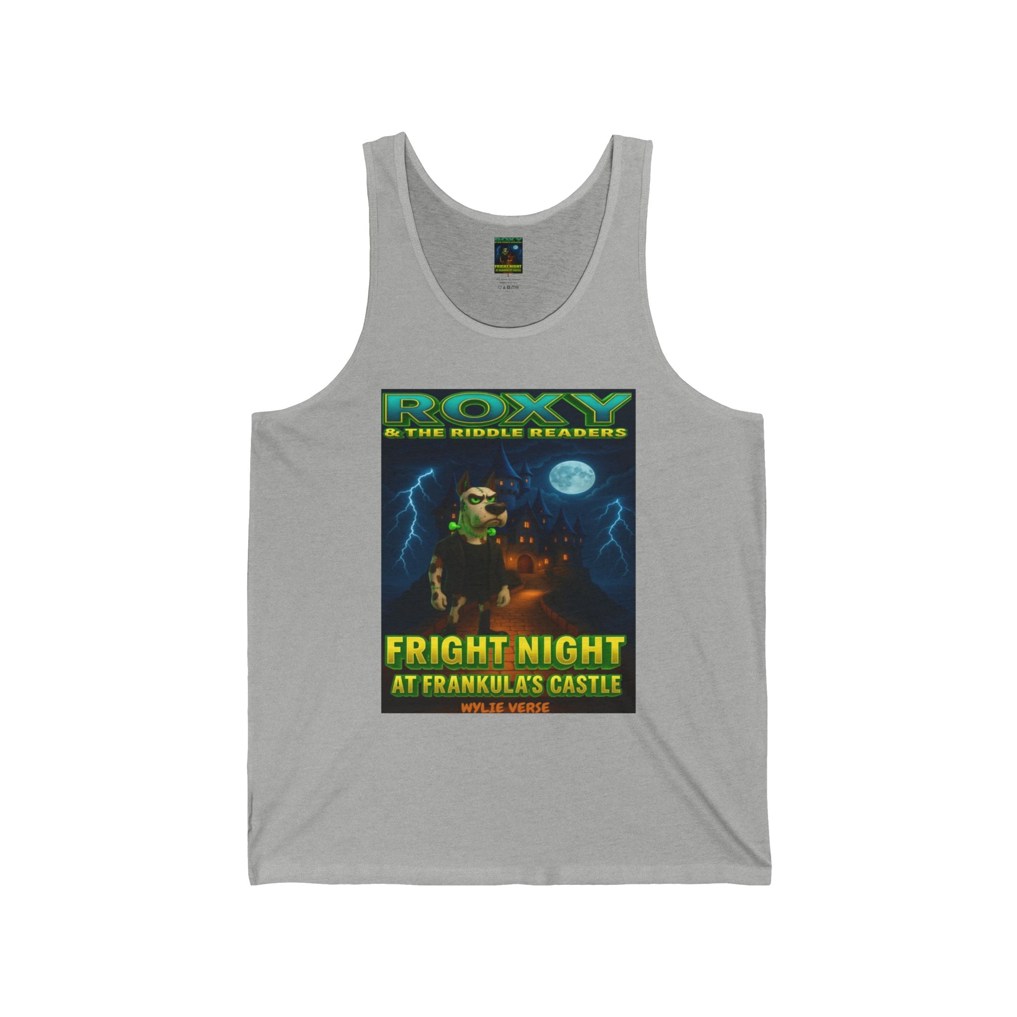 Wylie Verse Fright Night at Frankula’s Castle Unisex Poster Tank Top,