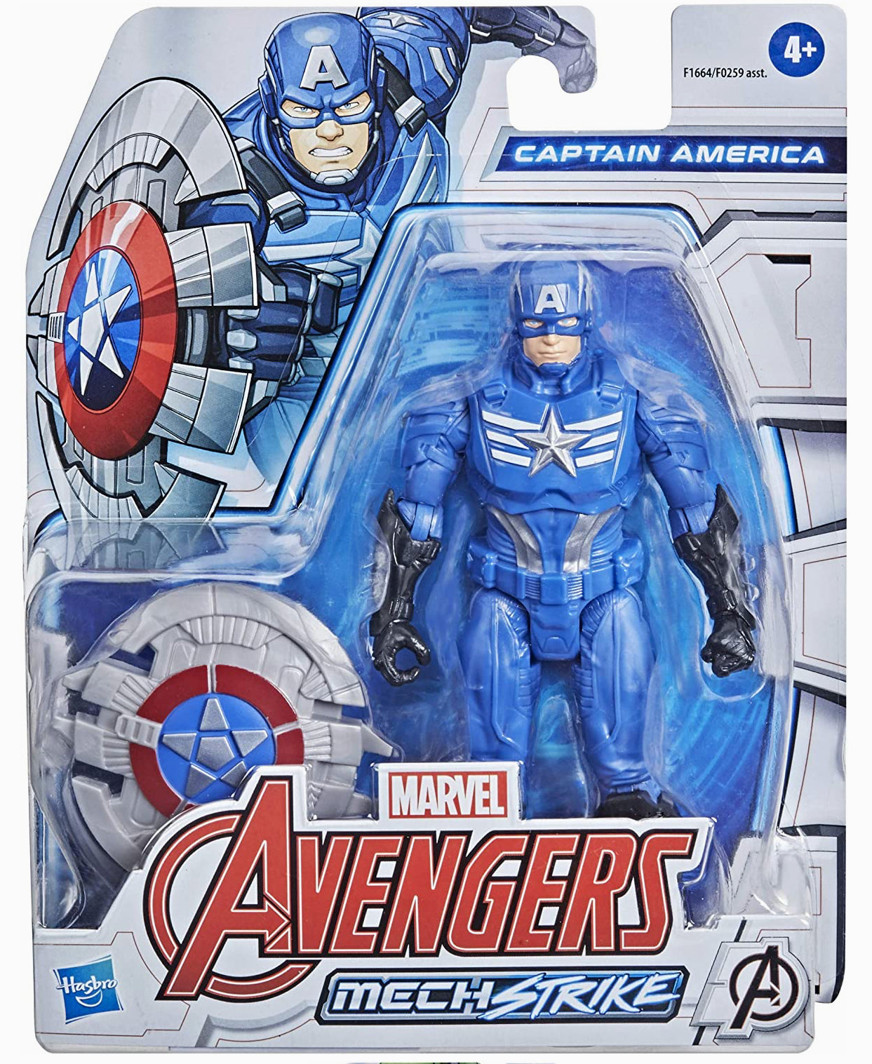 Captain America Marvel 6 Inch Avengers Mech Strike Action Figure