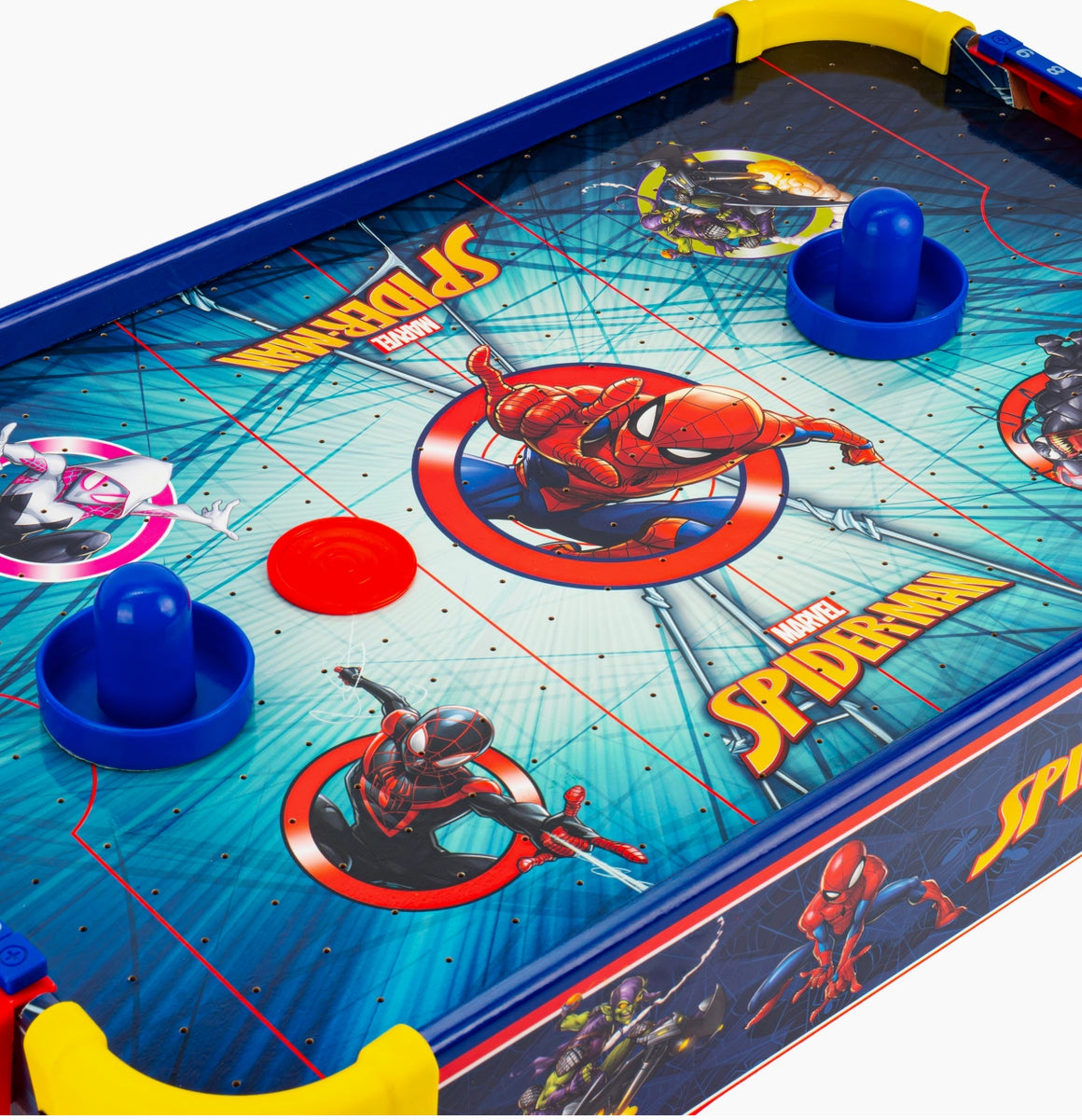 Marvel Spider-Man Electric Tabletop Air Hockey (Wood)