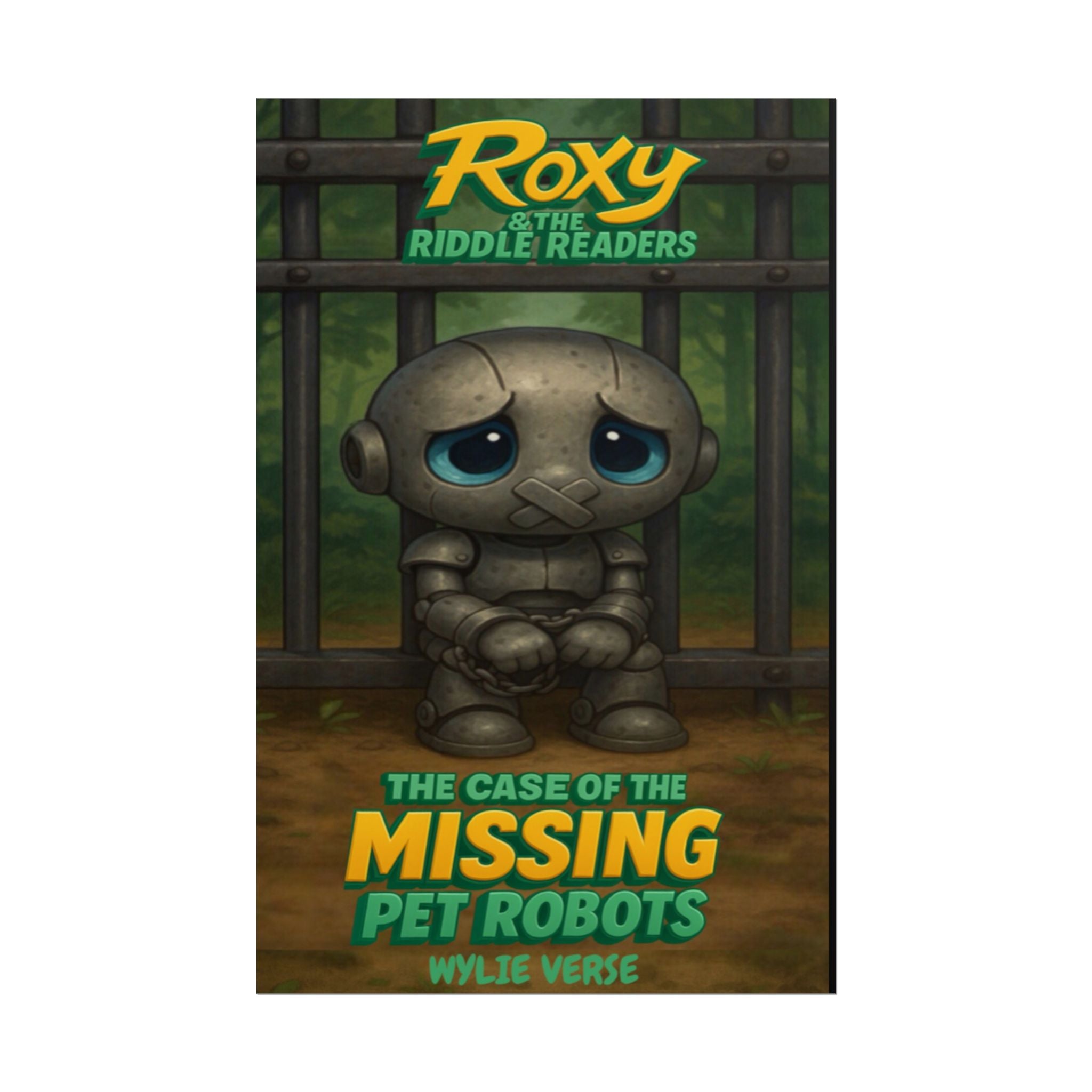 The Case of the Missing Pet Robots Rolled Fine Art Poster 11x17