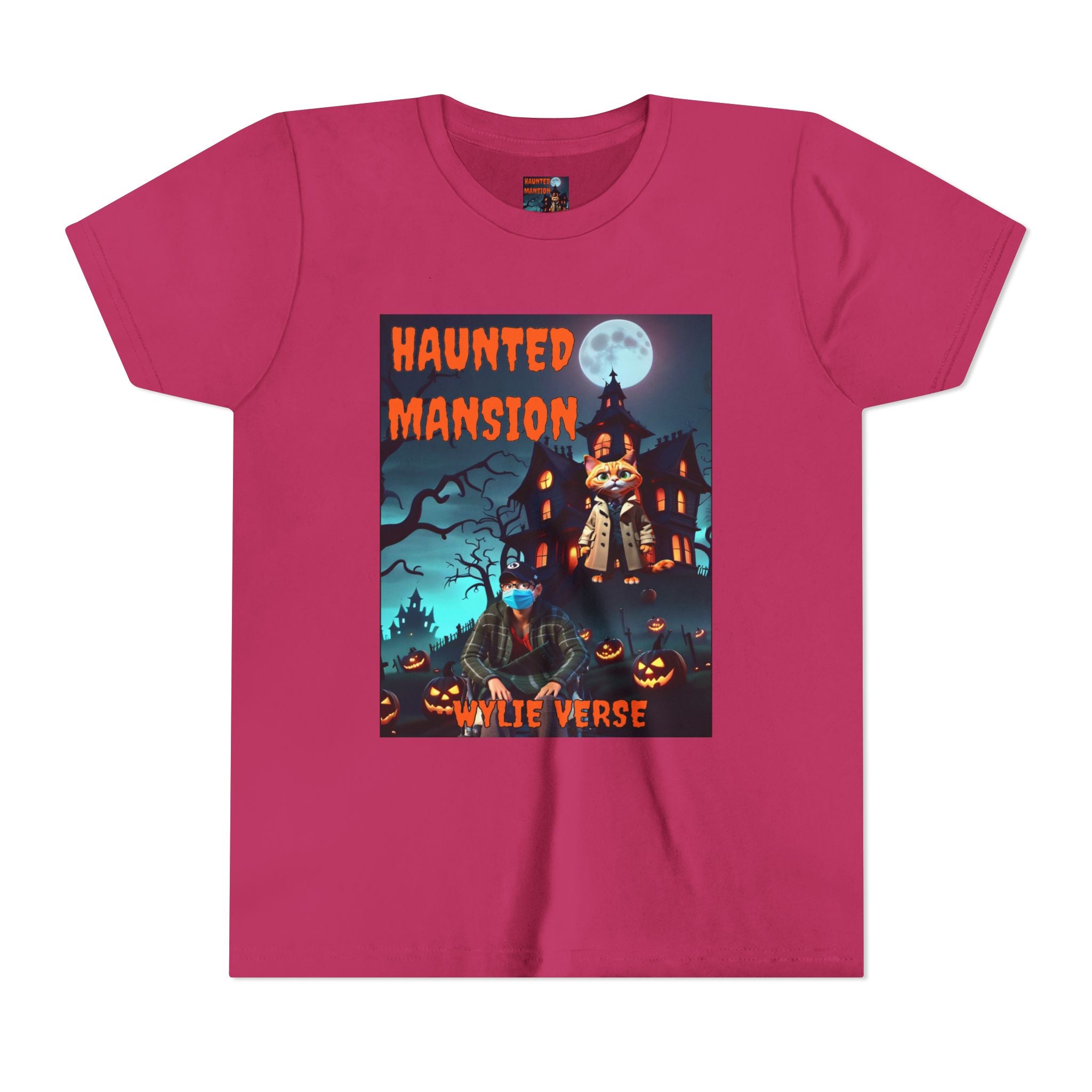 Wylie Verse Haunted Mansion, Youth Poster Tee