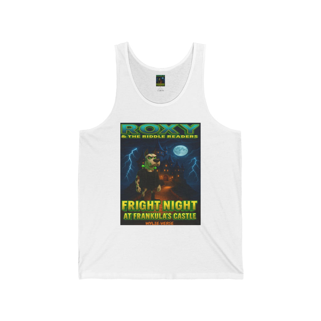 Wylie Verse Fright Night at Frankula’s Castle Unisex Poster Tank Top,