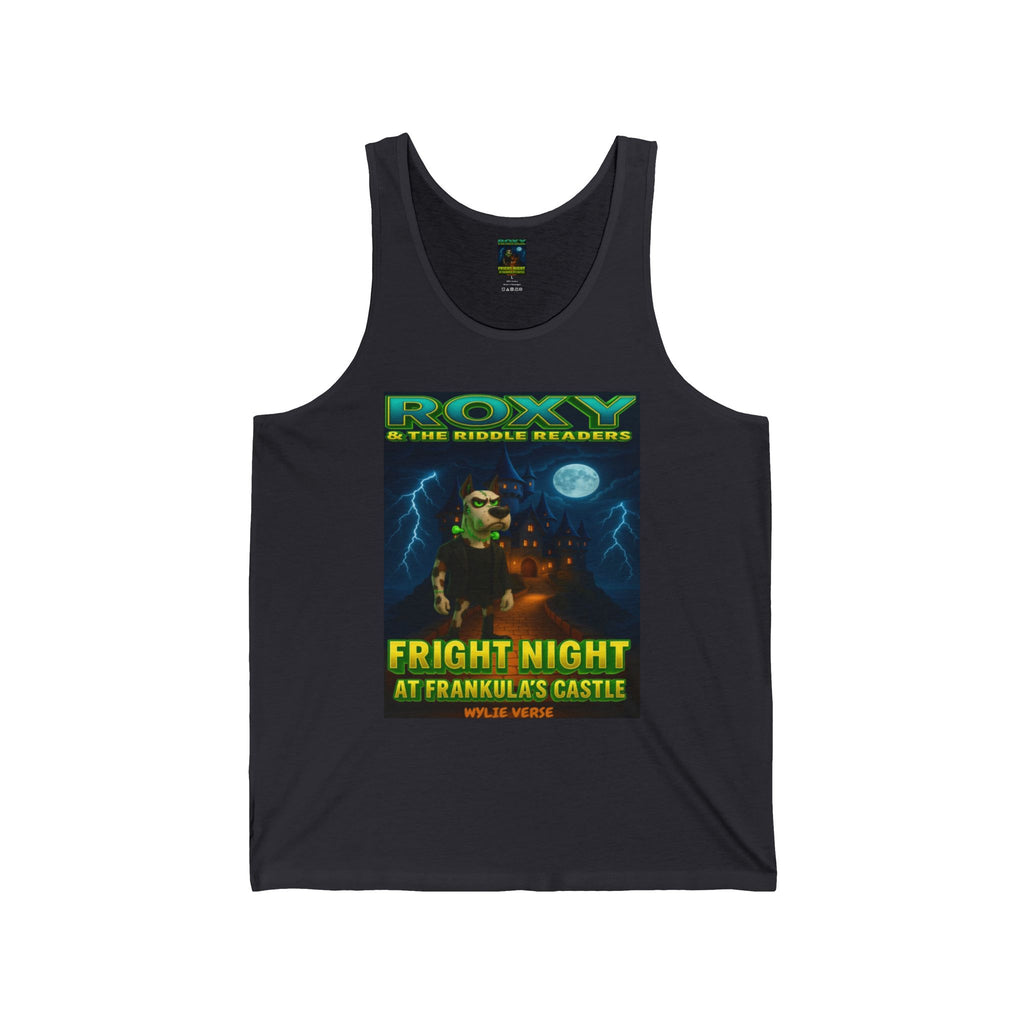 Wylie Verse Fright Night at Frankula’s Castle Unisex Poster Tank Top,