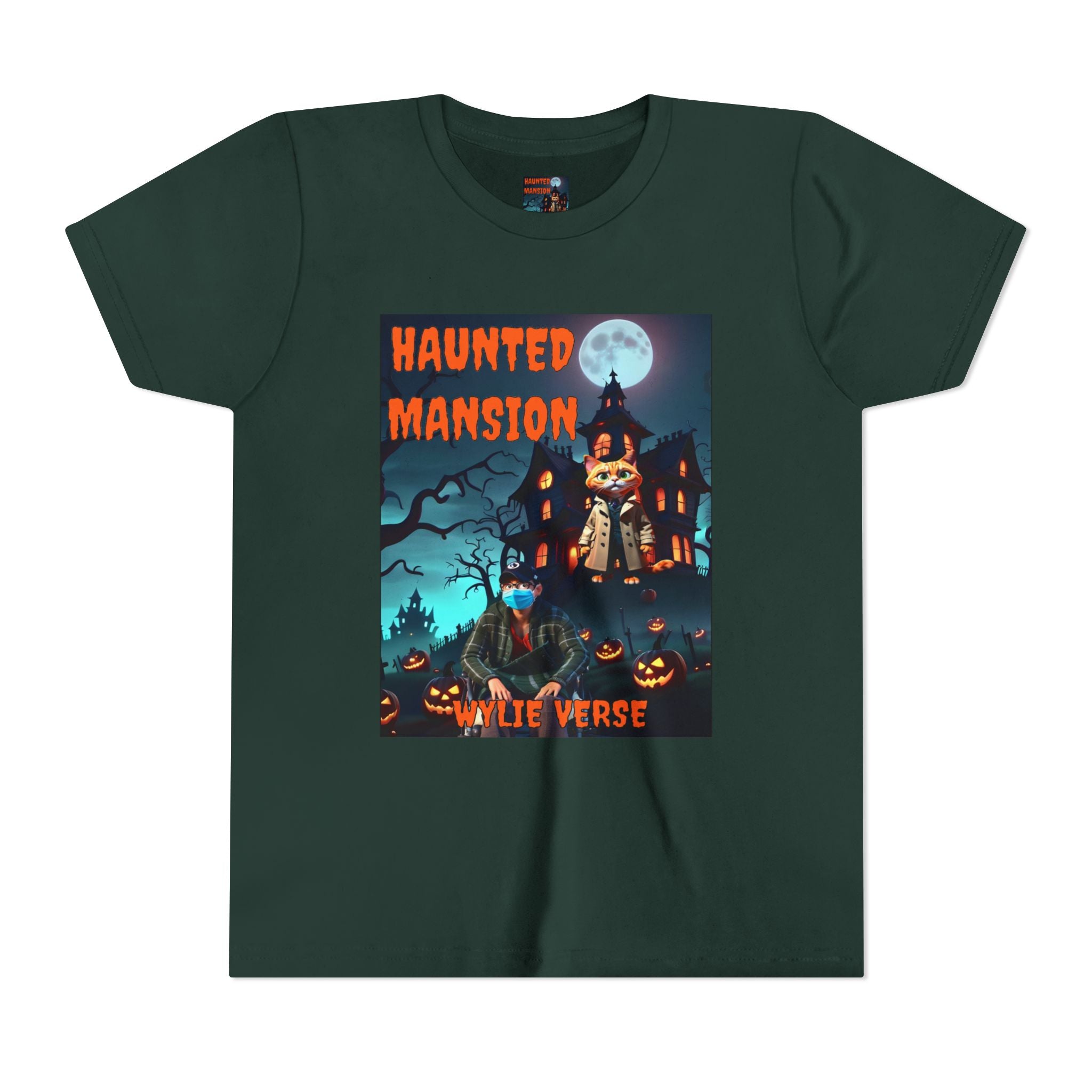 Wylie Verse Haunted Mansion, Youth Poster Tee