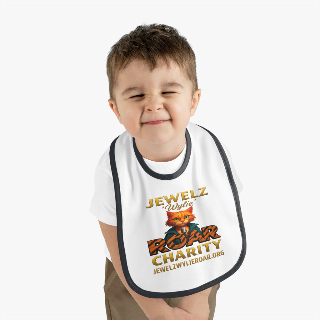 Jewelz 'Wylie' Roar Baby Bib