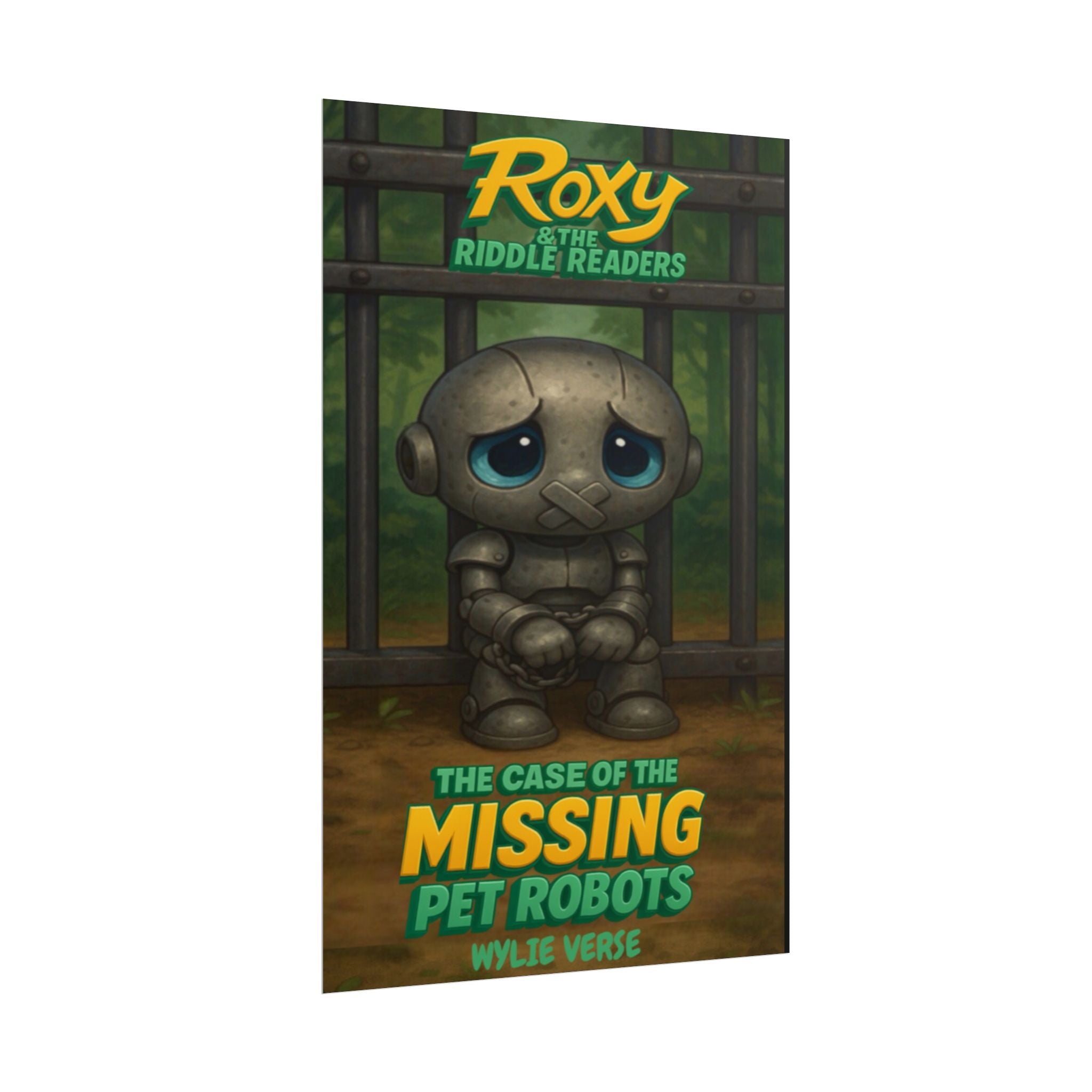 The Case of the Missing Pet Robots Rolled Fine Art Poster 11x17