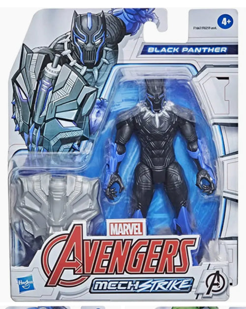 BLACK PANTHER Marvel 6 Inch Avengers Mech Strike Action Figure