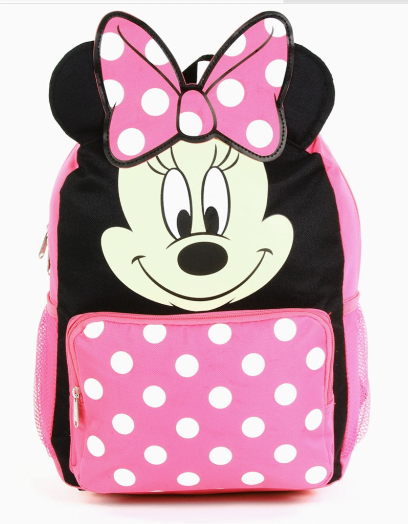 Disney Minnie Mouse Backpack with 3D Ears 14 Inch