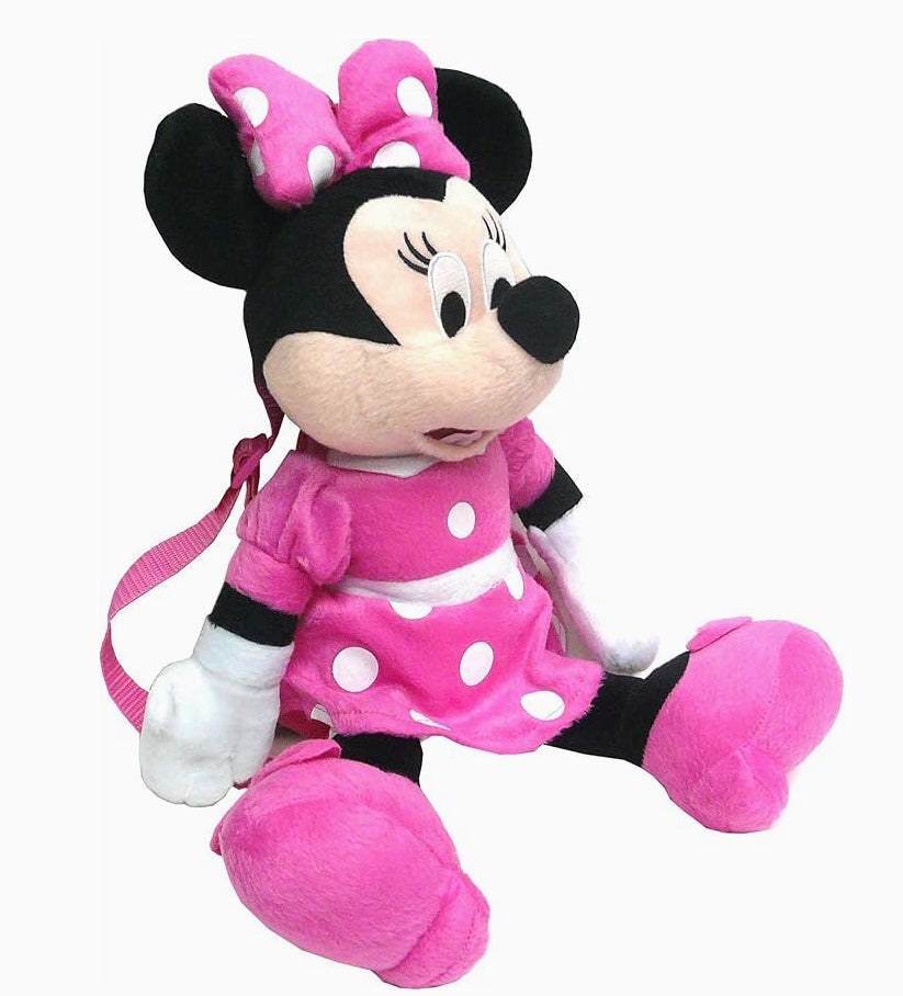 Minnie Mouse Kids Bag Licensed Plush Kids Backpack 17'