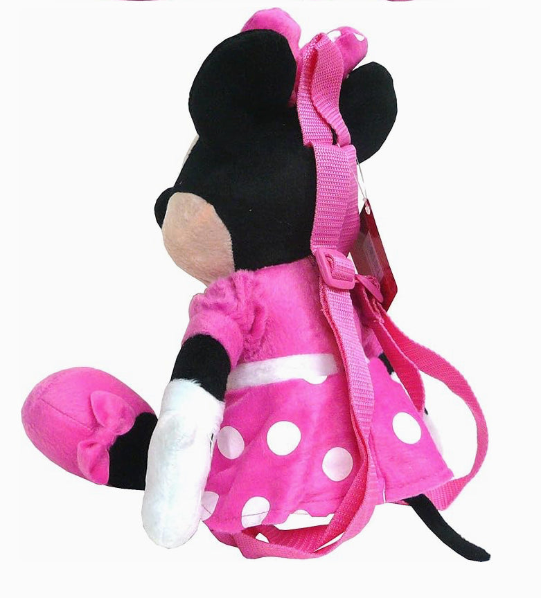 Minnie Mouse Kids Bag Licensed Plush Kids Backpack 17'