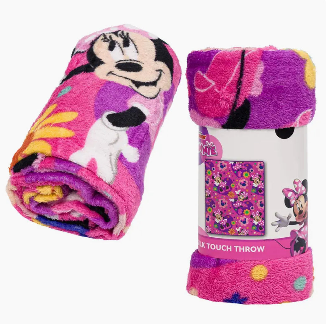 Minnie Mouse Silk Touch Throw Blanket - 40x50