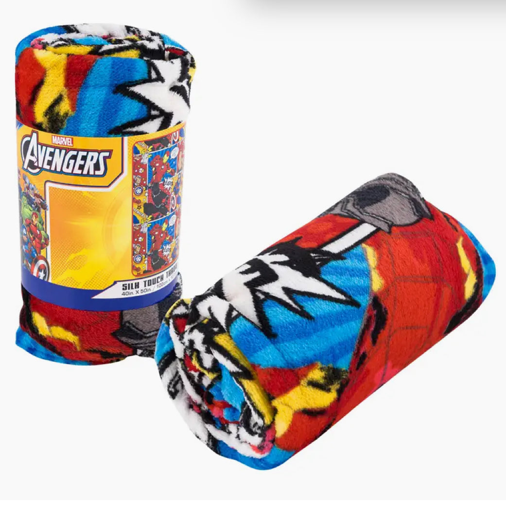 Marvel Avengers Silk Touch Throw Blanket - 40x50